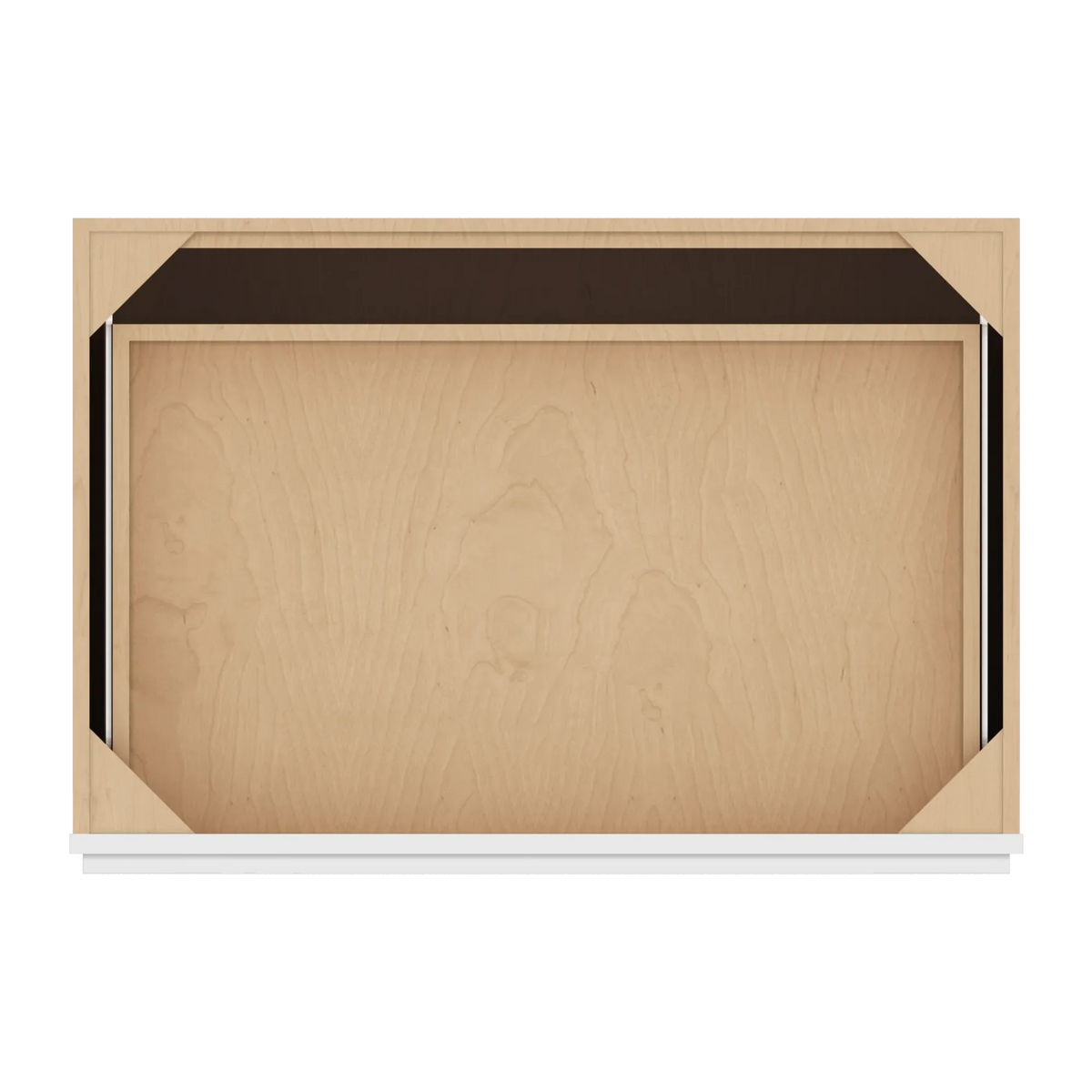 cnc luxor white 36 w 3 drawer base cabinet
