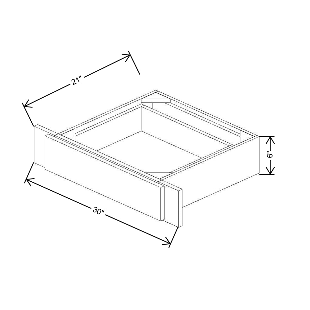 CNC Luxor Harvest 30" W X 21" D Desk Drawer