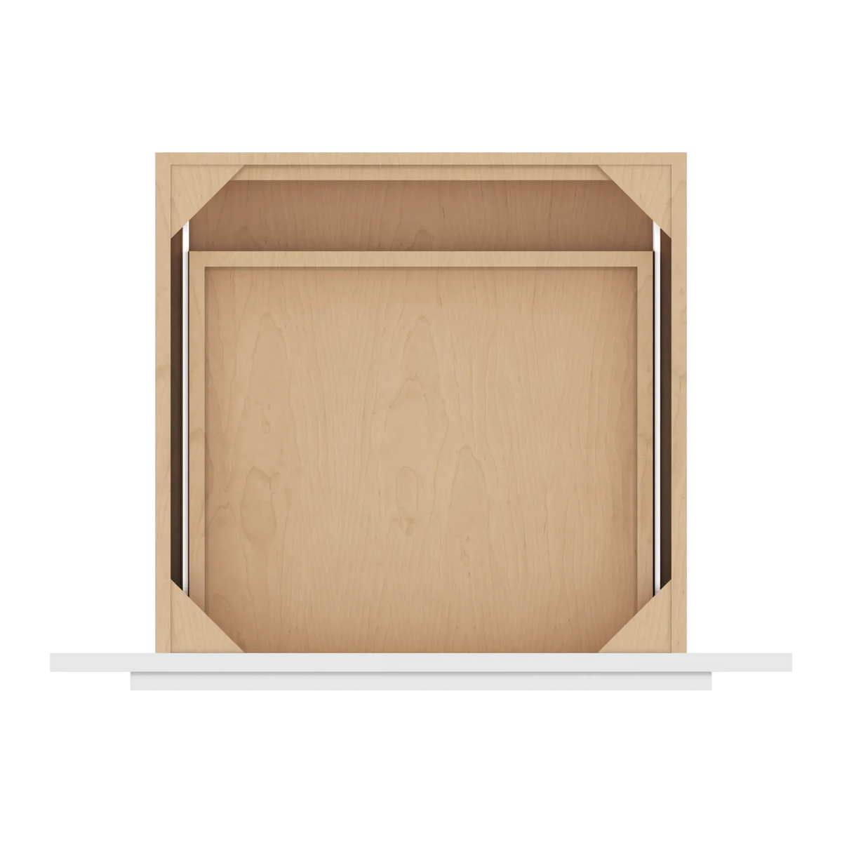 cnc luxor white 30 w x 21 d desk drawer