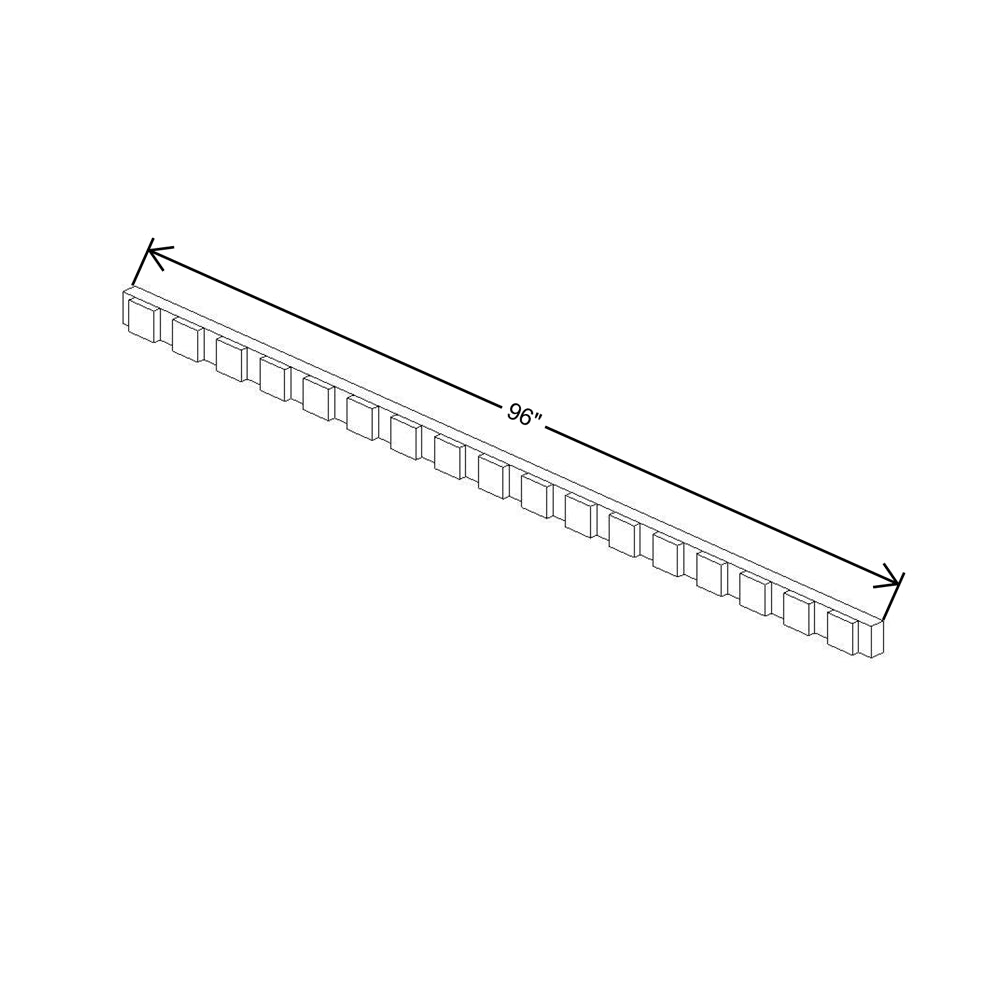 Fabuwood Value Premium Hallmark Frost 96"W
Dentil Molding {N/A for Allure Line}