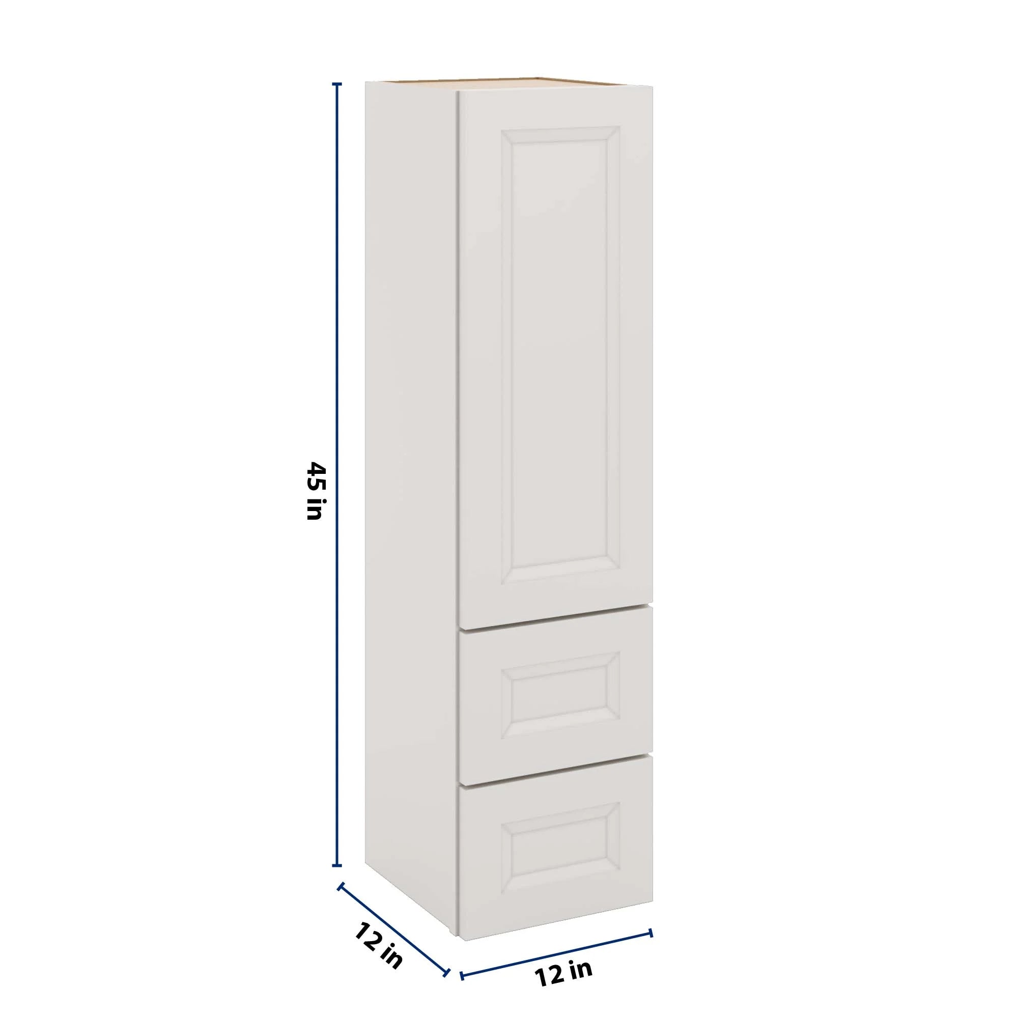 J&K Pure B5 Vanity Counter Linen 12" W x 45" H x 12" D