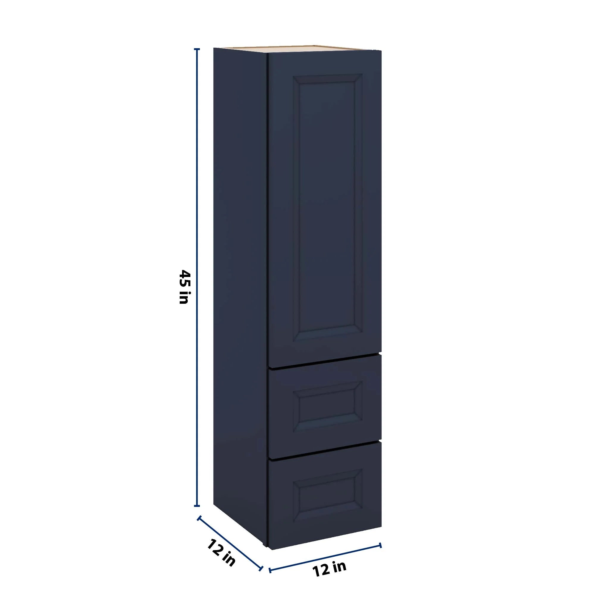 J&K Naval B7 Vanity Counter Linen 12" W x 45" H x 12" D
