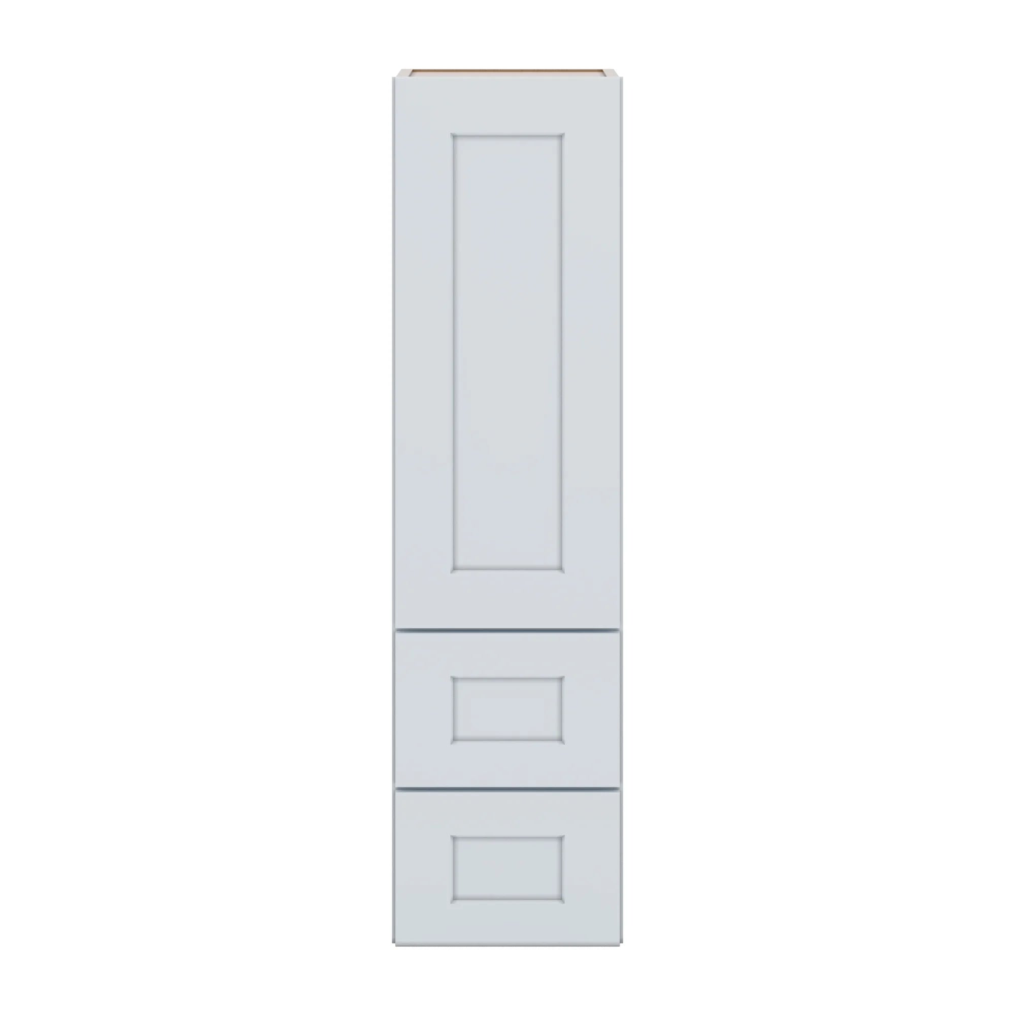 J&K White Shaker S8 Vanity Counter Linen 12" W x 45" H x 12" D