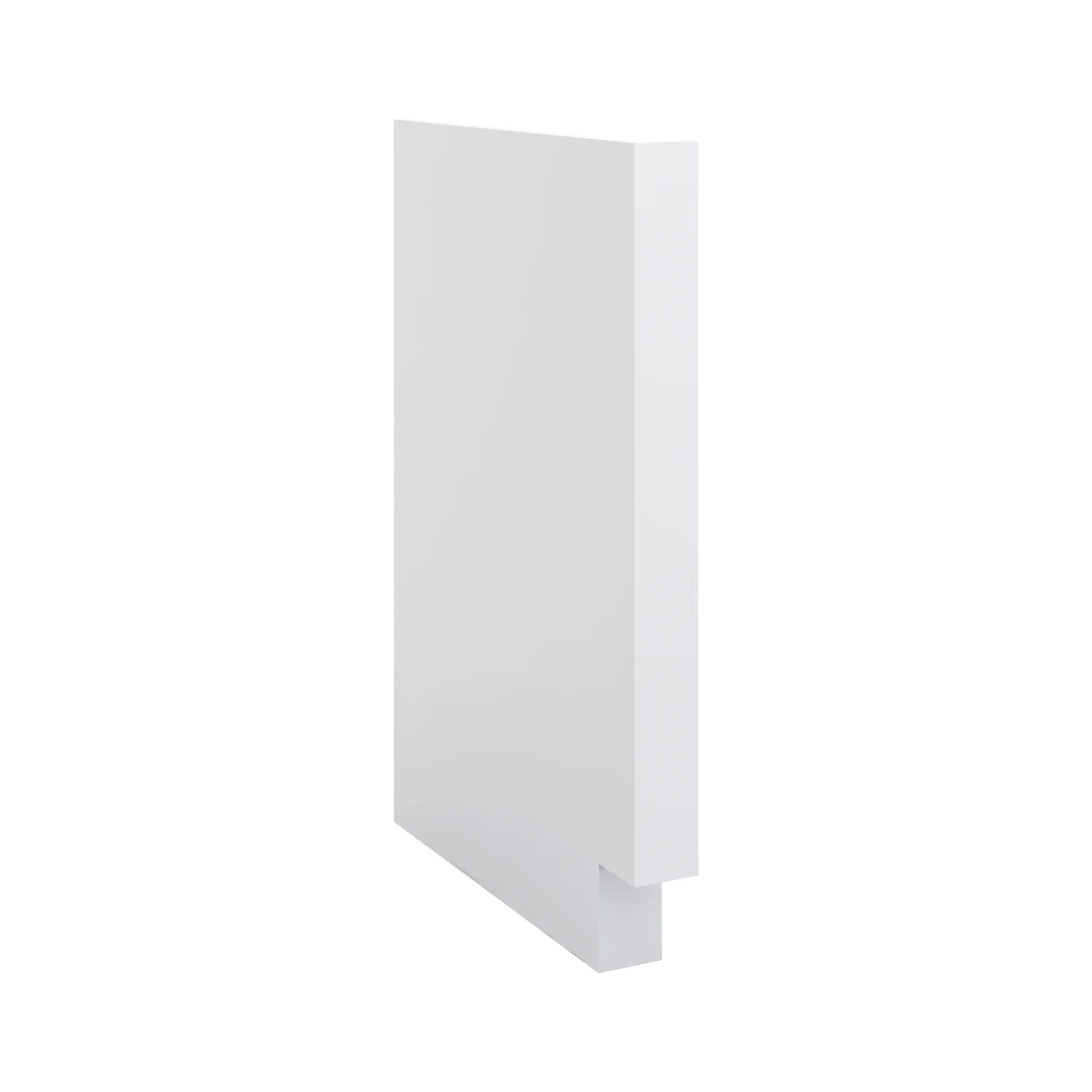 Modernform Cabinet Matte White 3" W X 34 1/2" H X 24" D Base Dishwasher End Panel