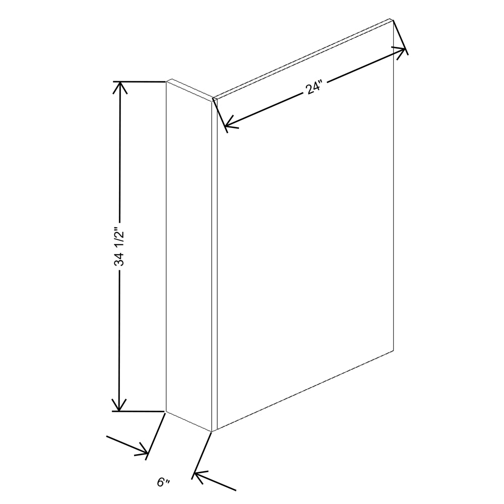 Fabuwood Allure Galaxy Indigo 06"W Dishwasher Panel