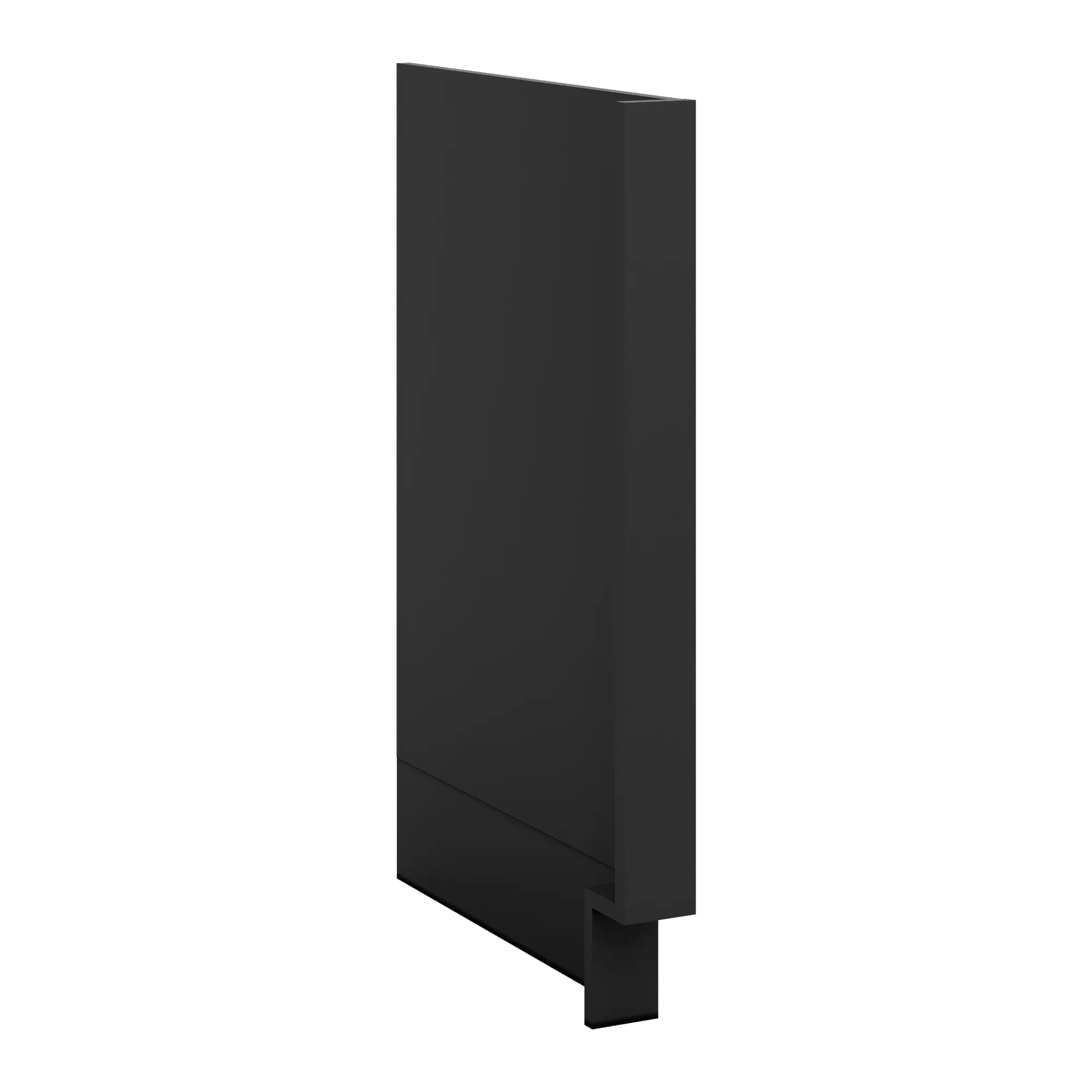 J&K Charcoal E2 Dishwasher Panel w/Return Filler 3" W x 34 1/2" H x 24" D