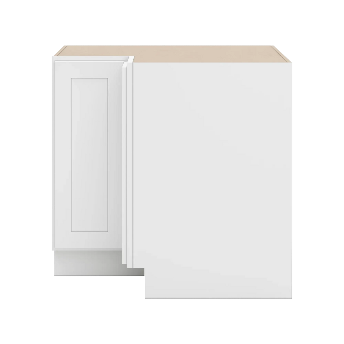 cnc luxor white 36 w easy reach corner base cabinet