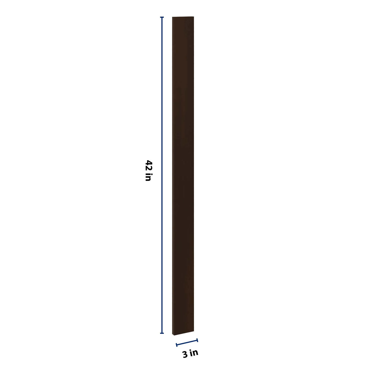 CNC Luxor 5-Piece Espresso 3" W X 42" H Fillers