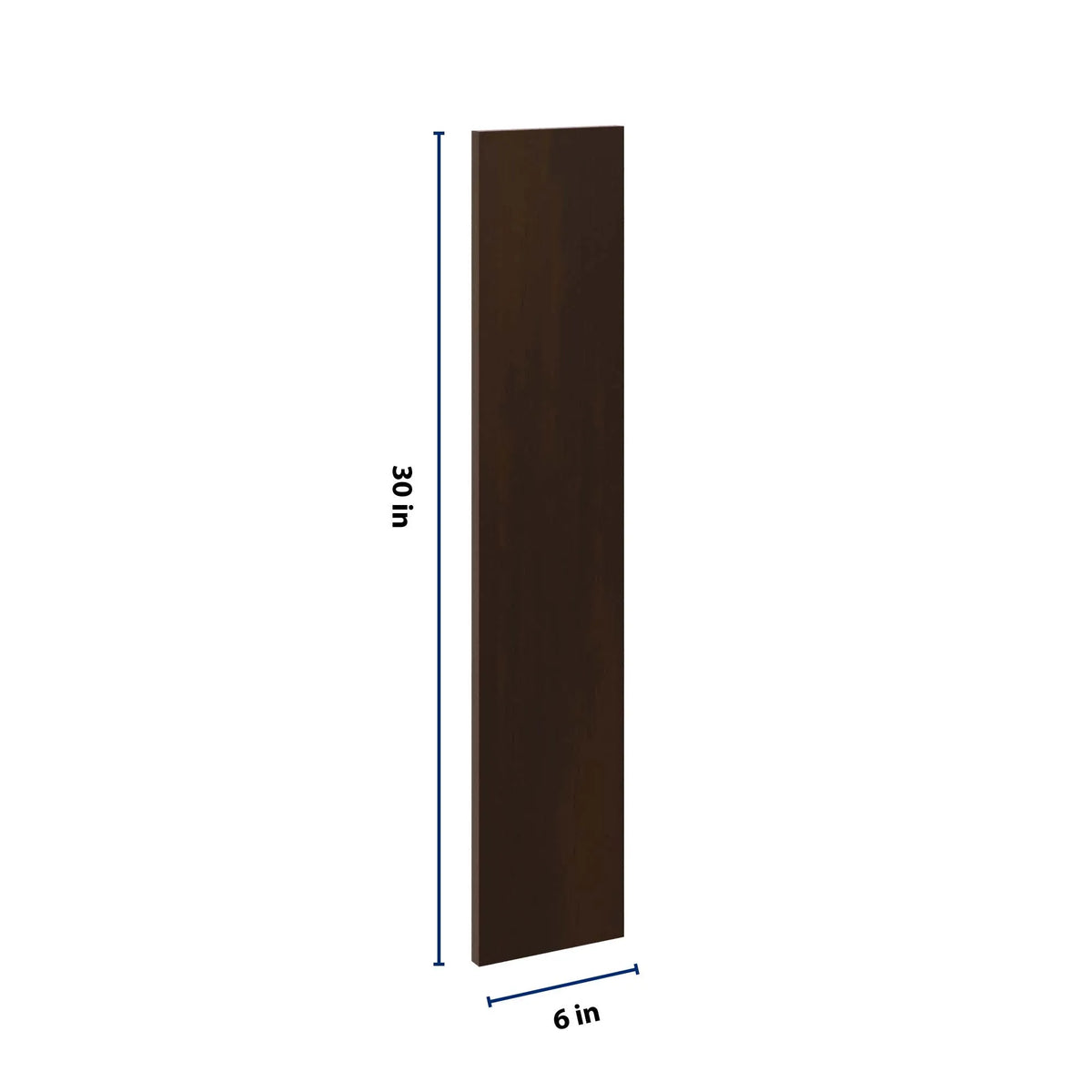 CNC Luxor 5-Piece Espresso 6" W X 30" H Fillers