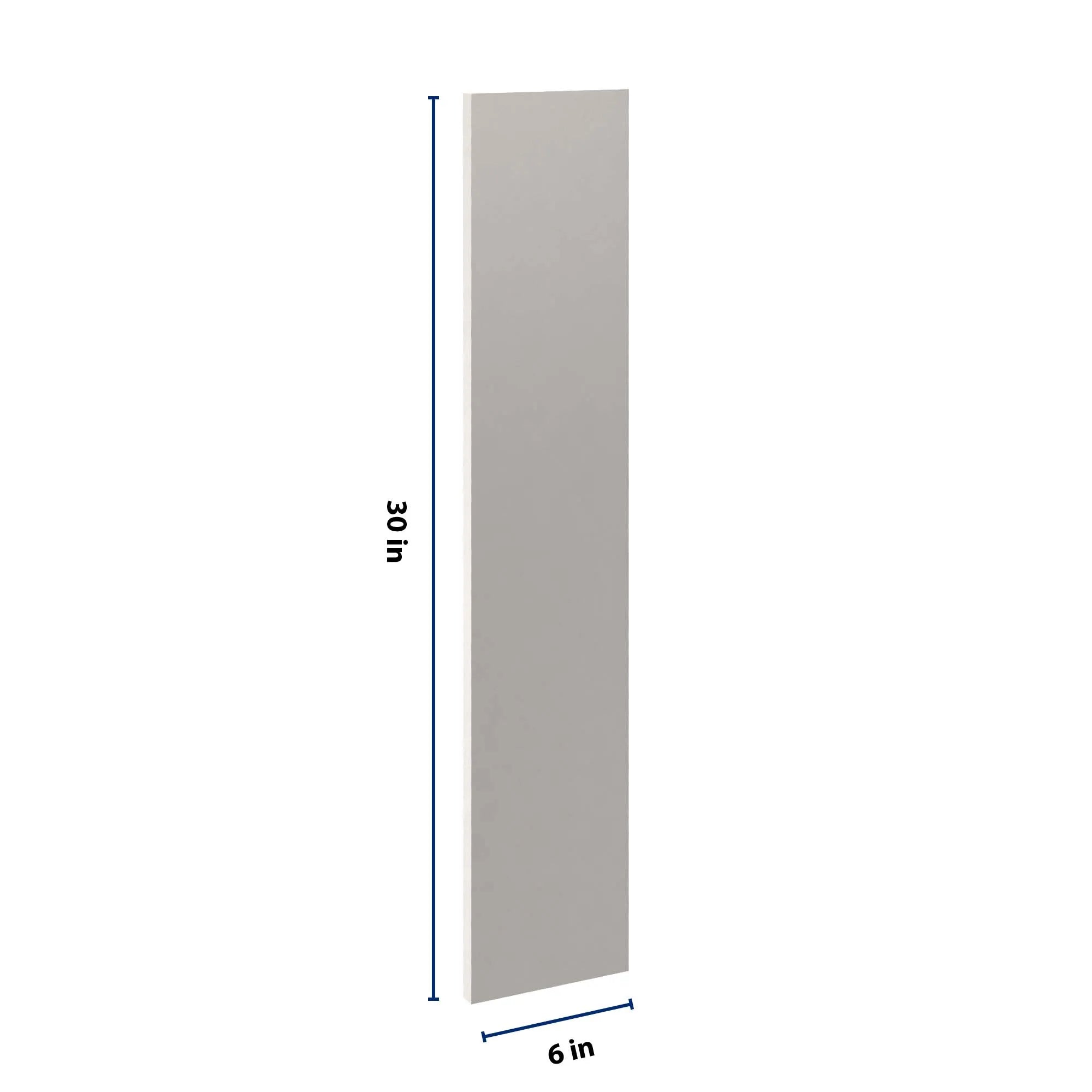cnc luxor 5 piece misty grey 6 w x 30 h fillers