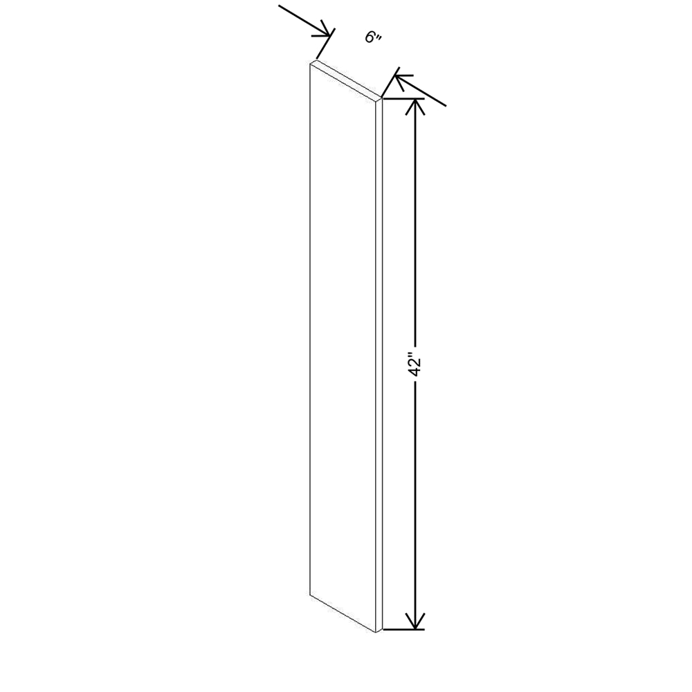 CNC Classic Milano Dune 6" W X 42" H Fillers