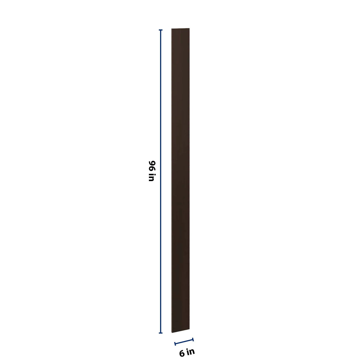 CNC Luxor 5-Piece Espresso 6" W X 96" H Fillers