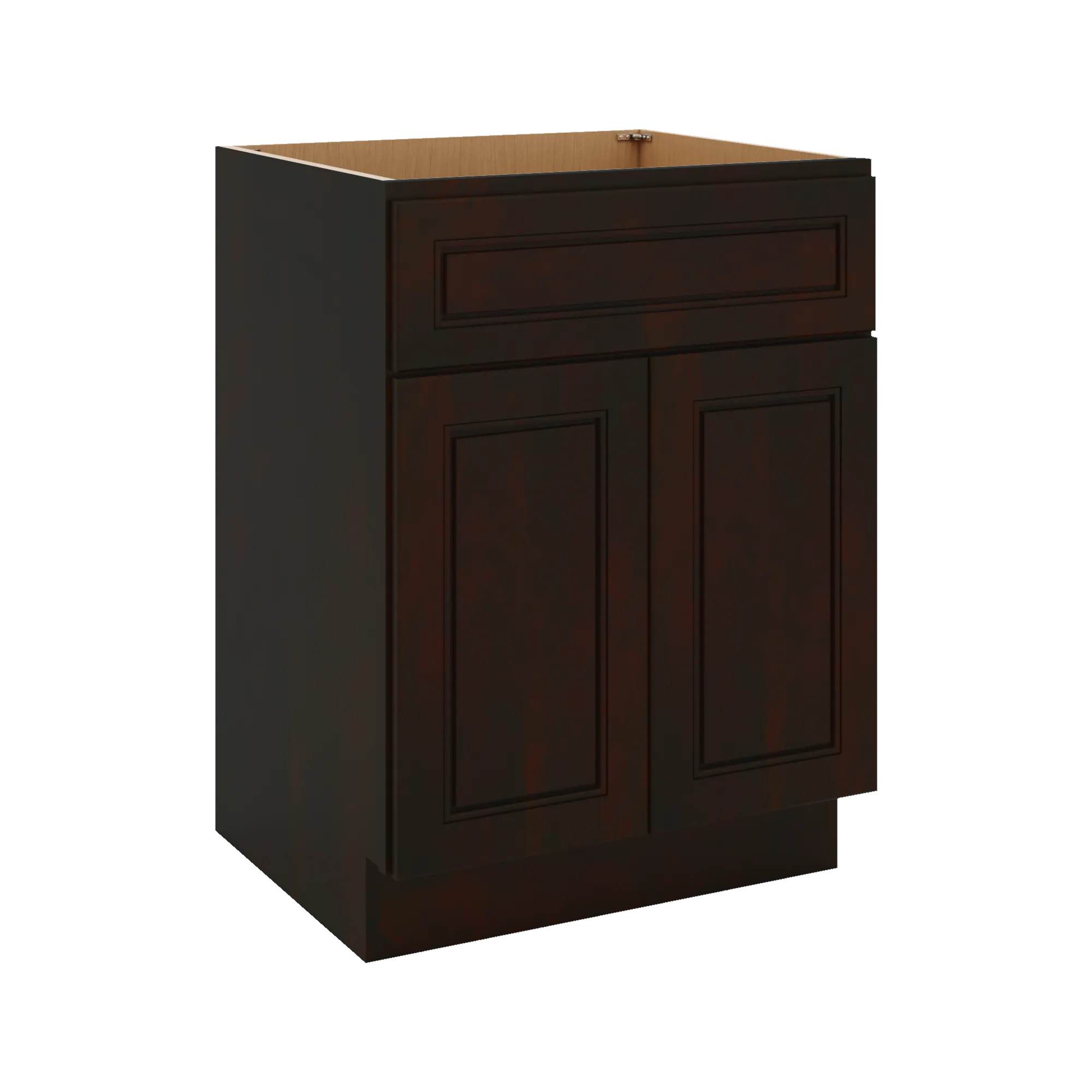 J&K Espresso K8 Vanity Base Sink Door/False Drawer 24" W x 33" H x 21" D