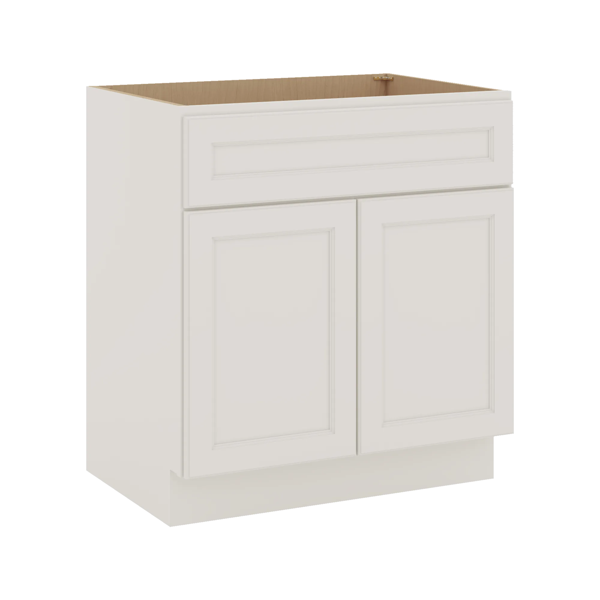 J&K Dove E1 Vanity Base Sink Door/False Drawer 30" W x 33" H x 21" D