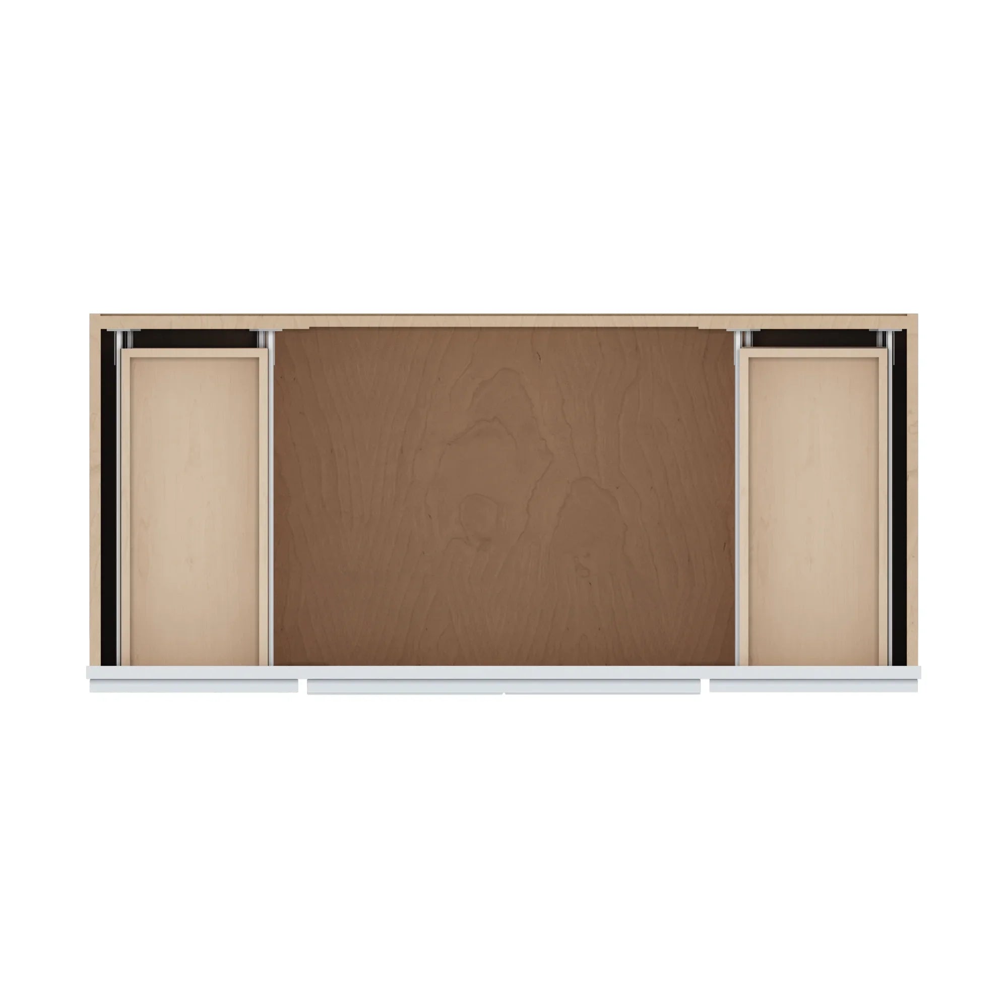 J&K White Shaker S8 Vanity Sink Combo 48" W x 33" H x 21" D