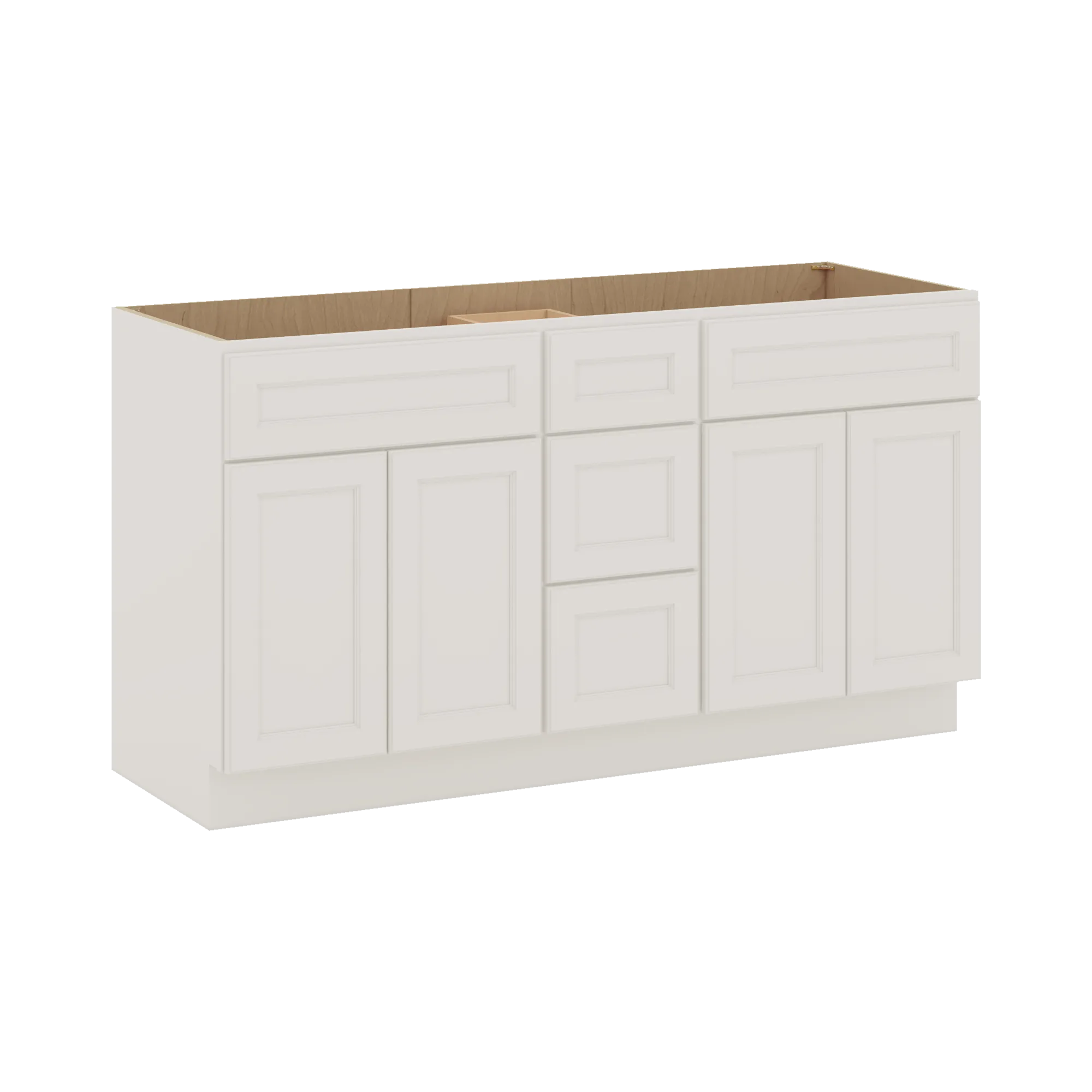 J&K Dove E1 Vanity Sink Combo 60" W x 33" H x 21" D