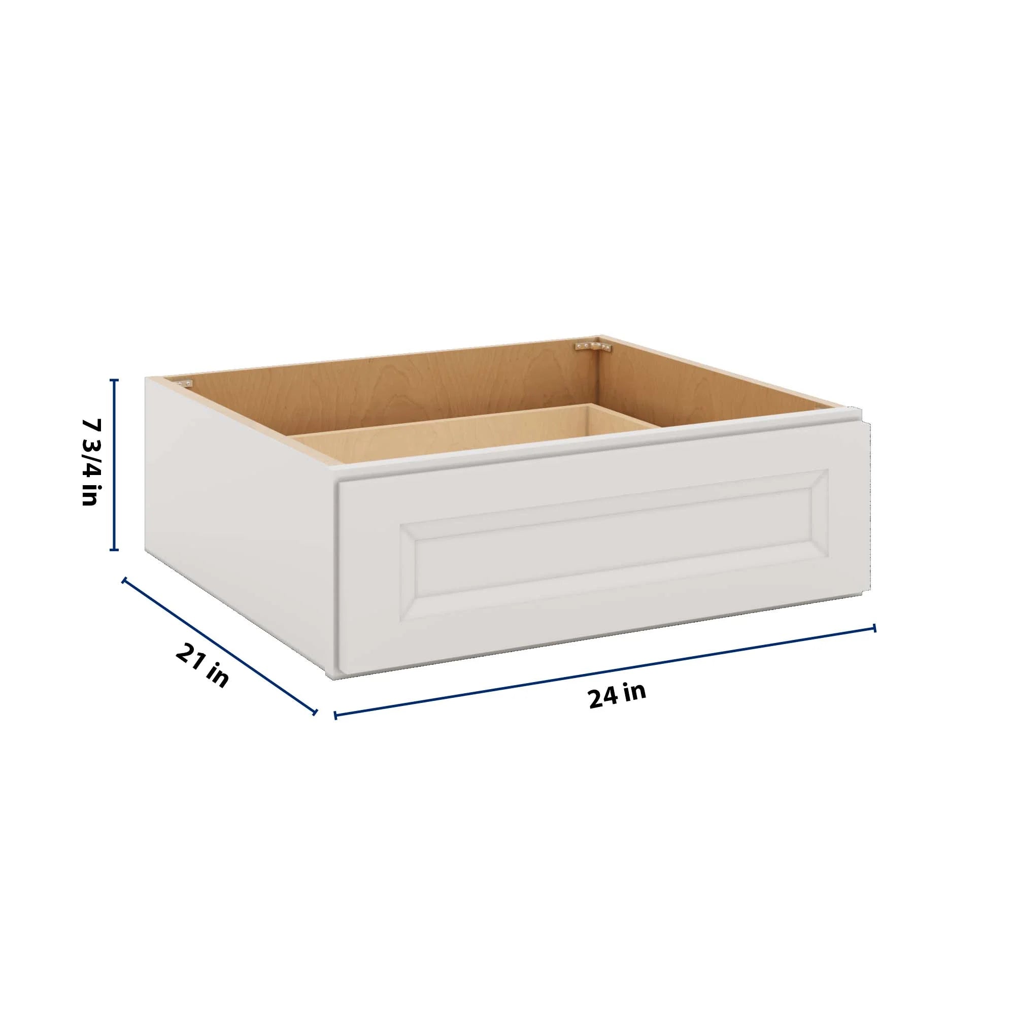 J&K Pure B5 24" W x 7-1/2" H or 8-1/2" H Knee Drawer