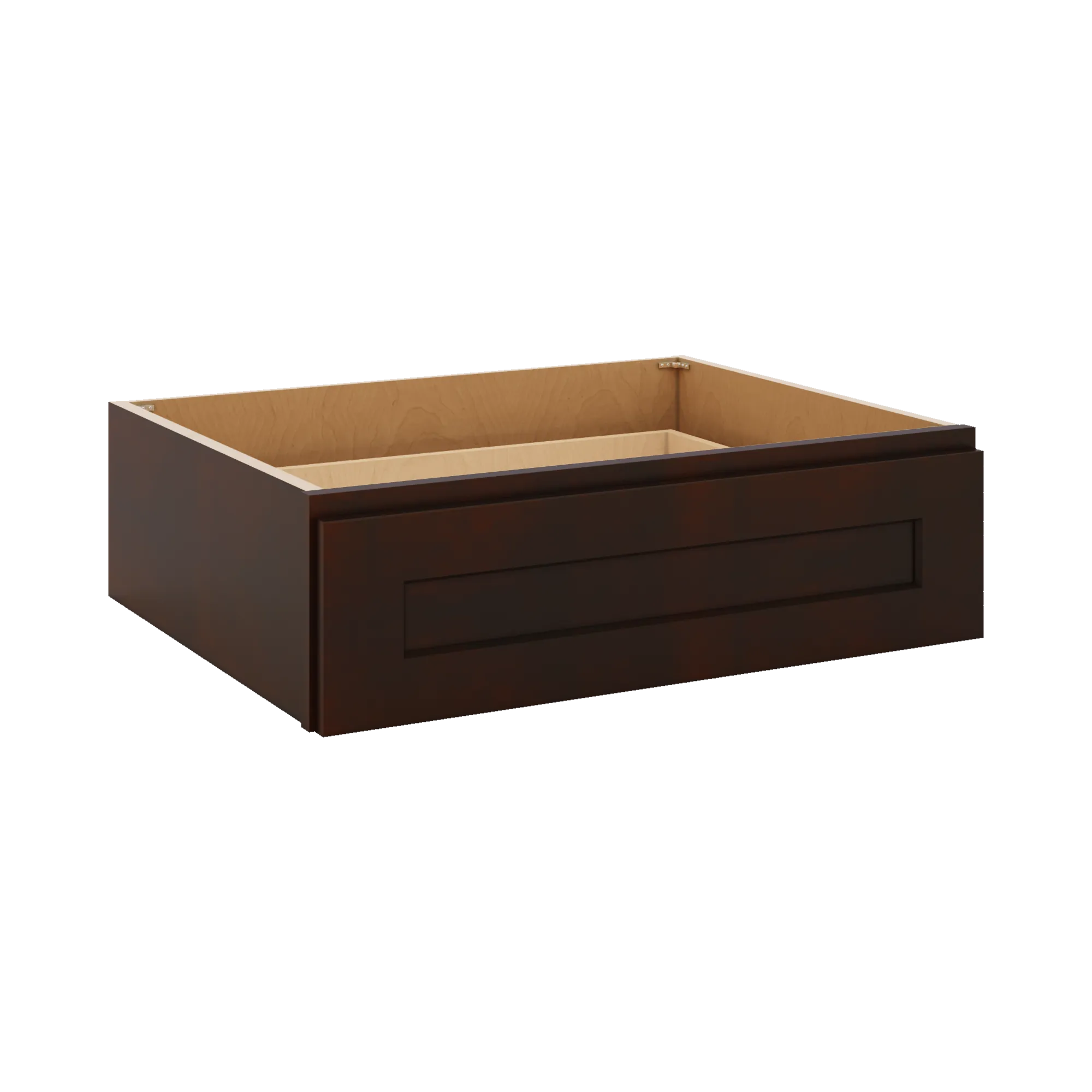 J&K Java Coffee S1 27" W x 7-1/2" H or 8-1/2" H Knee Drawer