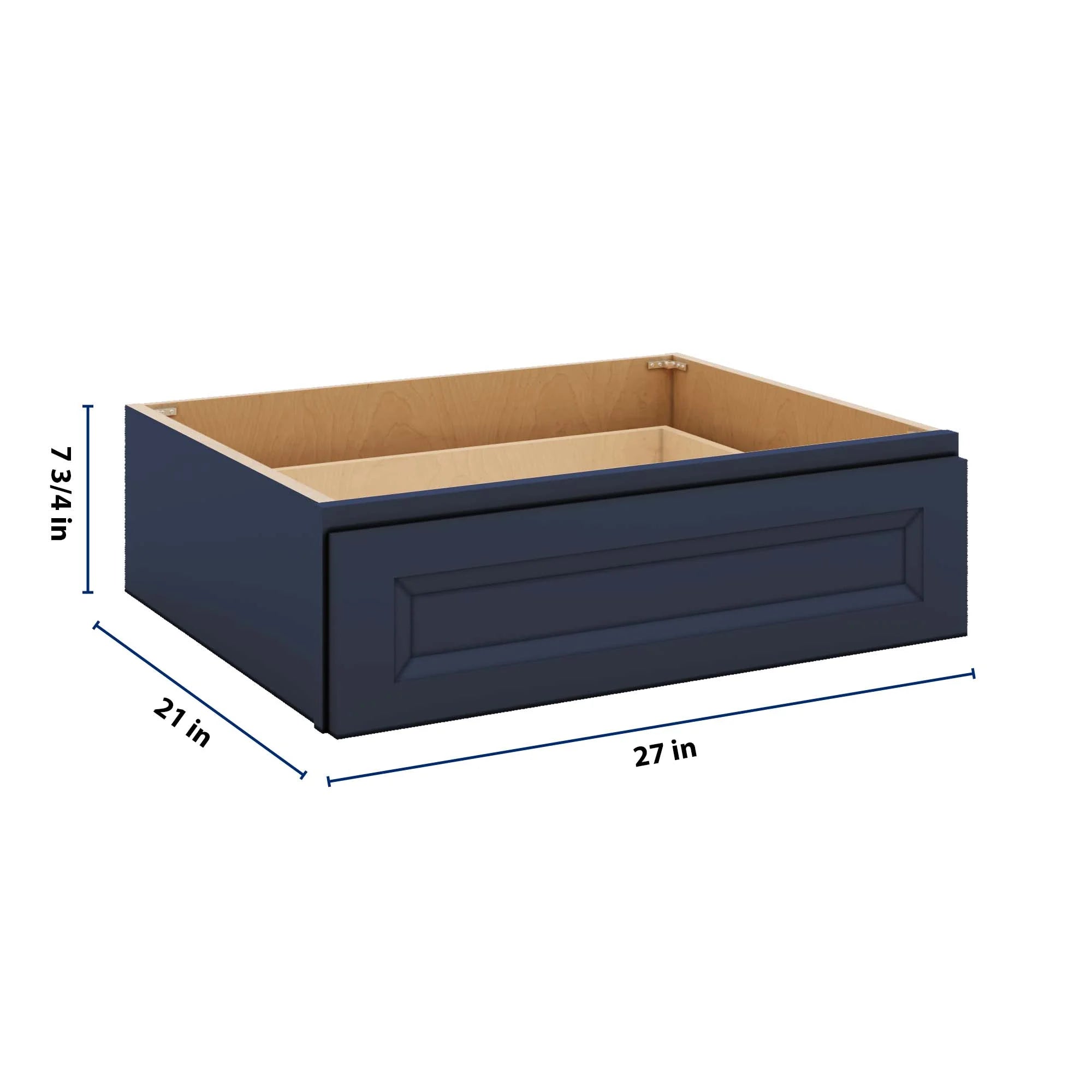 J&K Naval B7 27" W x 7-1/2" H or 8-1/2" H Knee Drawer