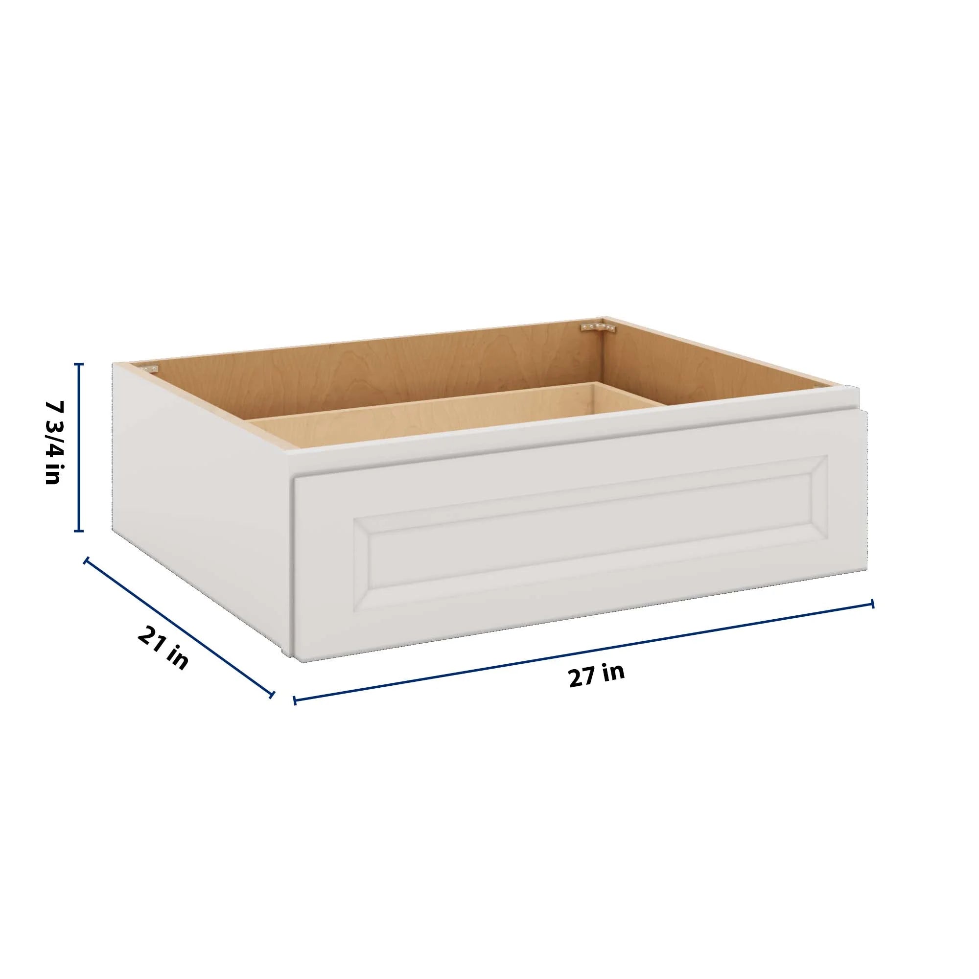 J&K Pure B5 27" W x 7-1/2" H or 8-1/2" H Knee Drawer