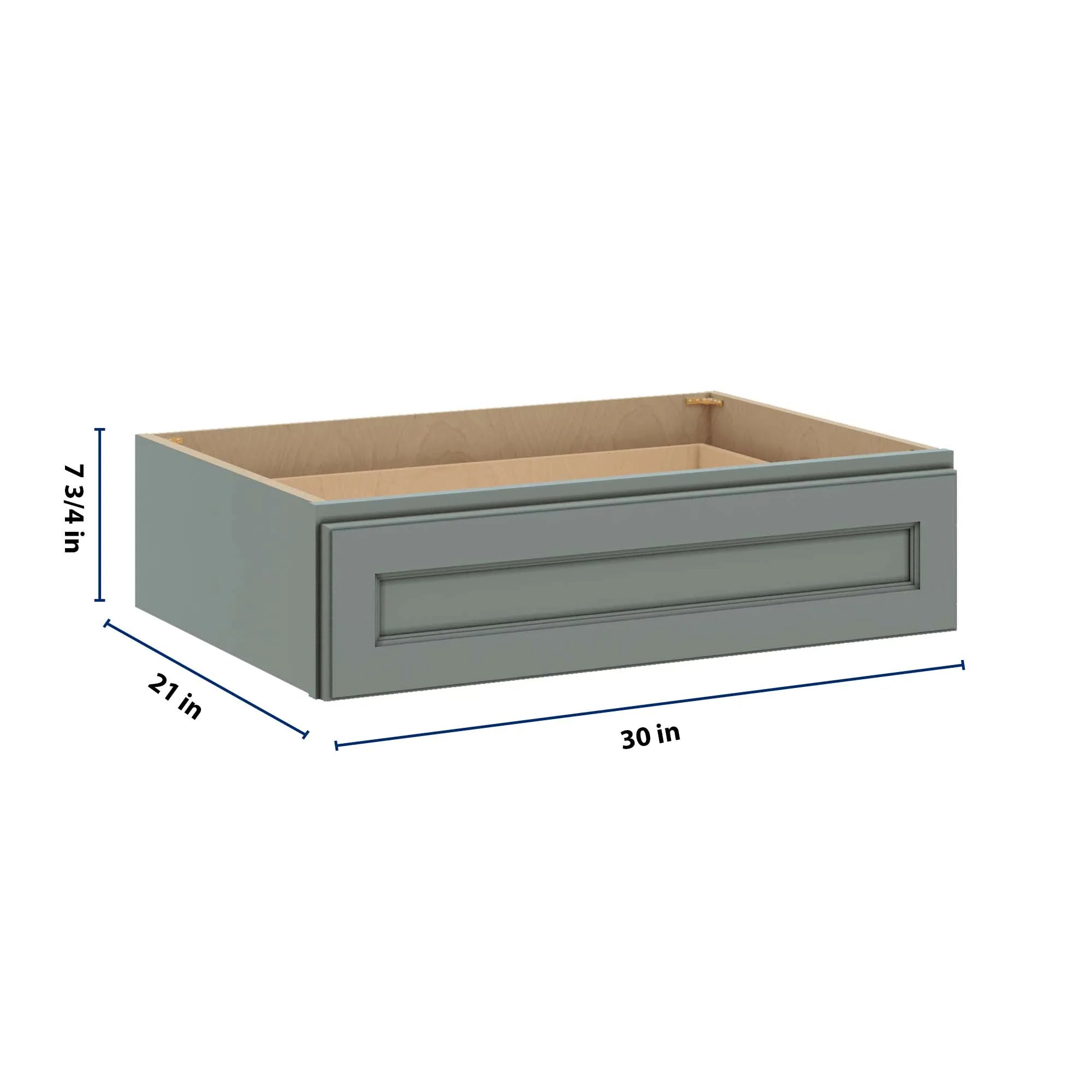 J&K Sage E3 30" W x 7-1/2" H or 8-1/2" H Knee Drawer