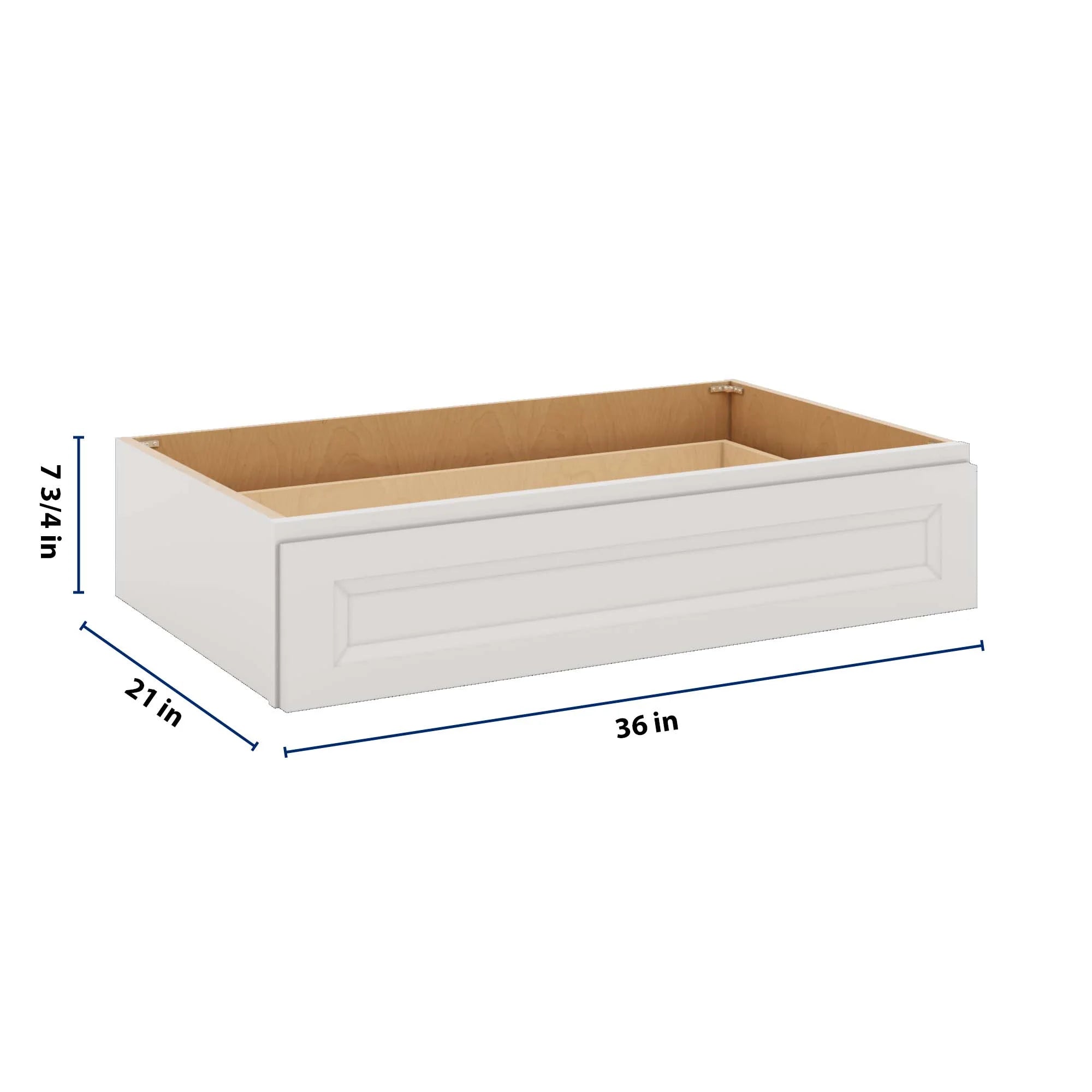 J&K Pure B5 36" W x 7-1/2" H or 8-1/2" H Knee Drawer
