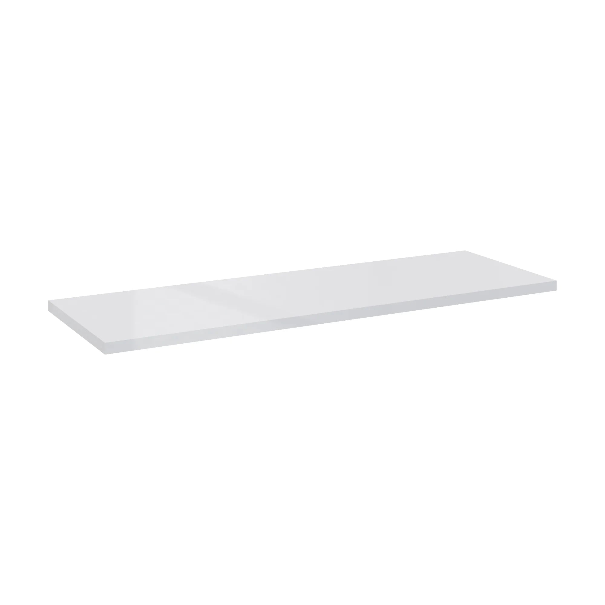 Modernform Cabinet Gloss White 36" W X 3/4" H X 12" D Floating Shelf