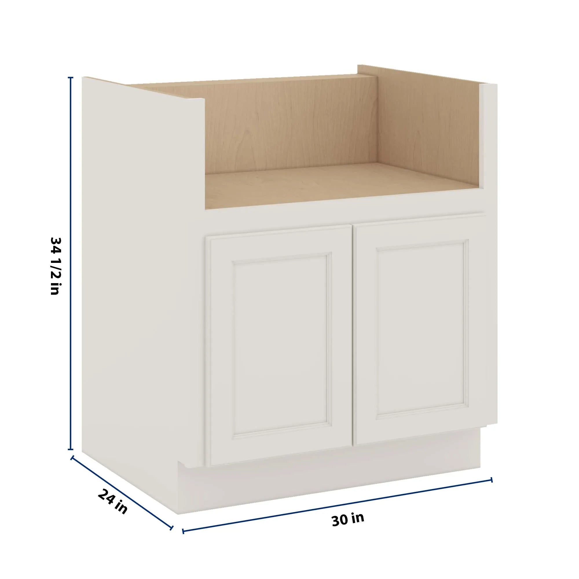 J&K Dove E1 Base Farm Sink - 30" W