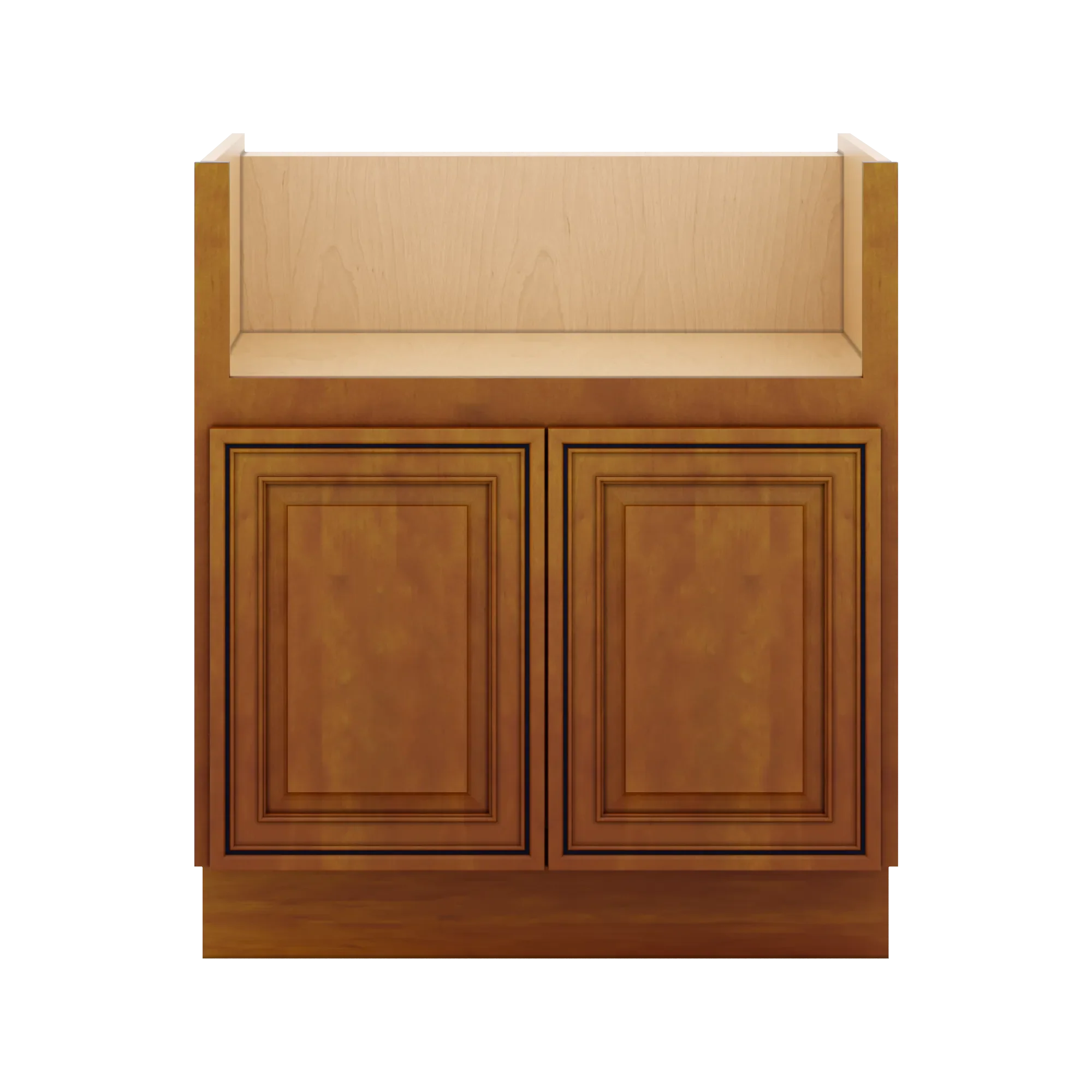 j k mocha glazed k10 base farm sink 30 w