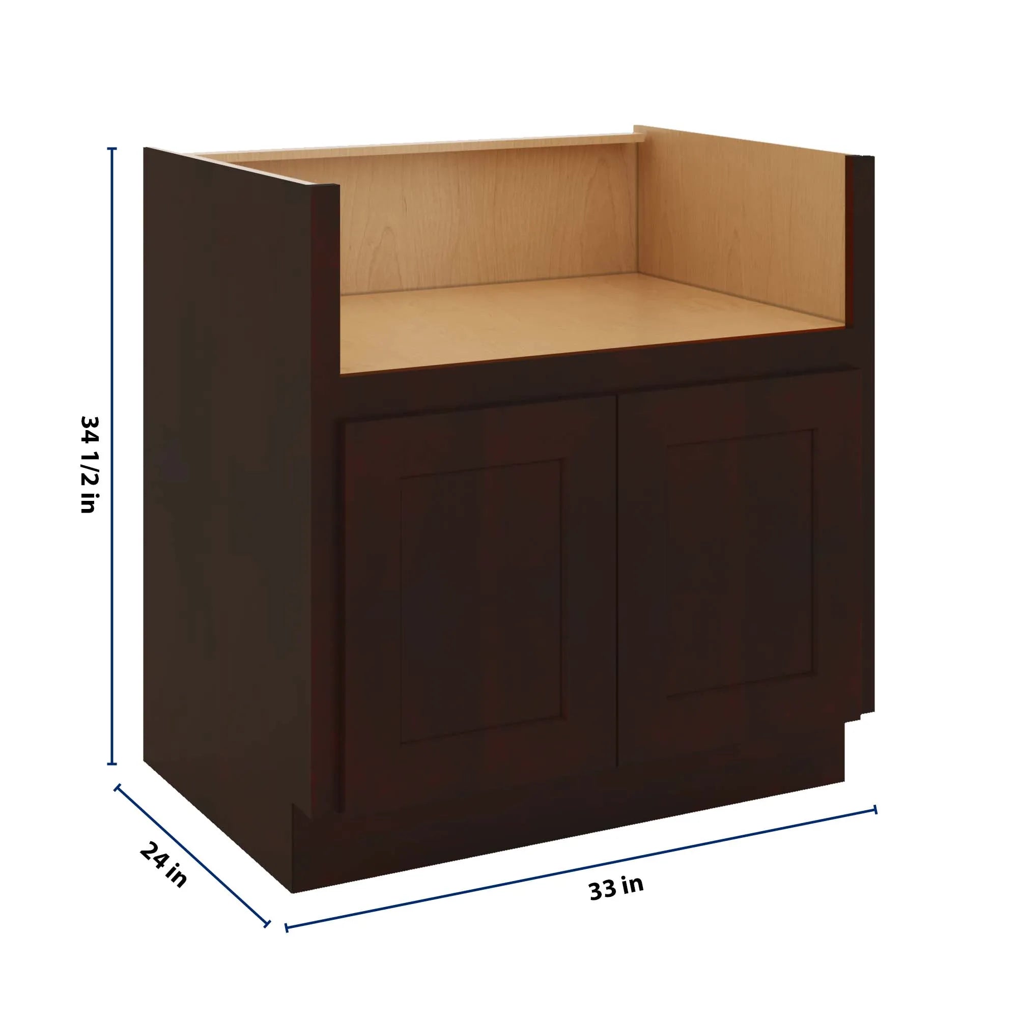 J&K Java Coffee S1 Base Farm Sink - 33" W