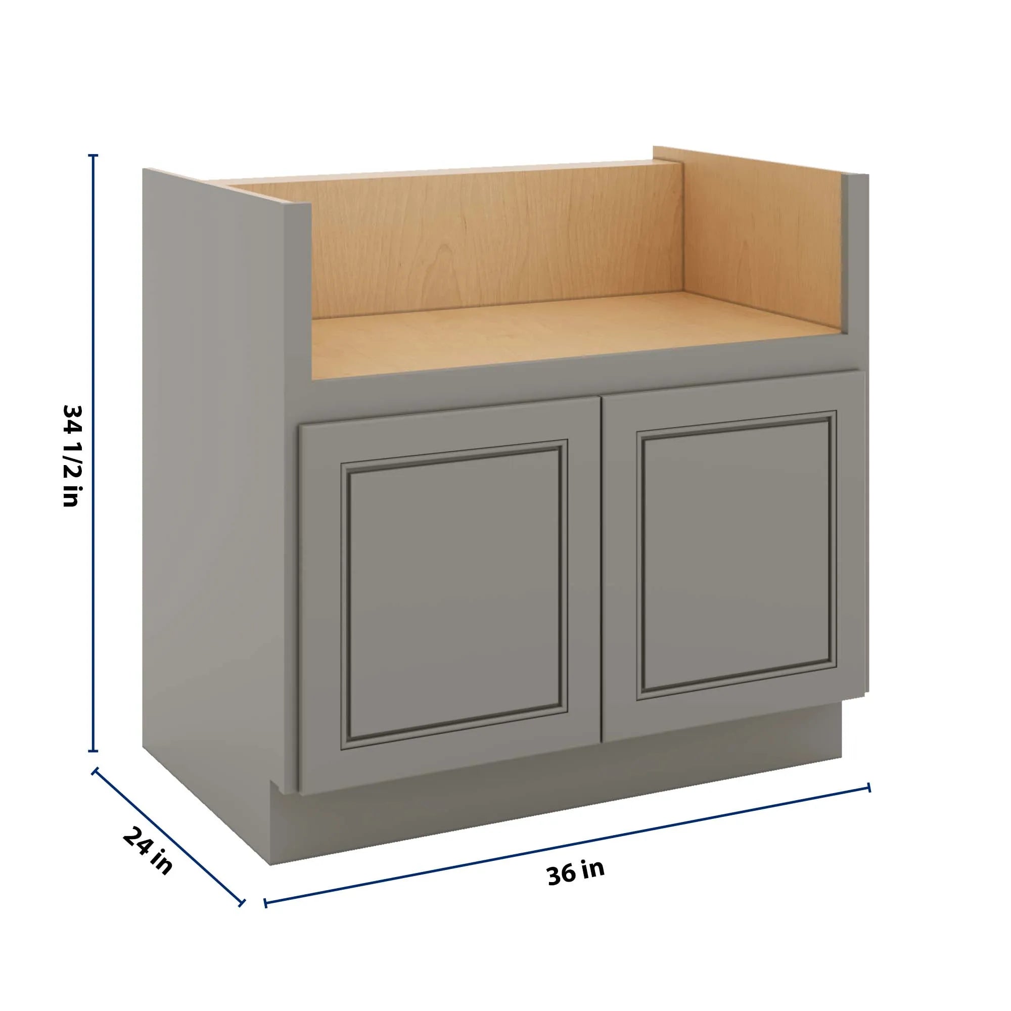J&K Greige K3 Base Farm Sink - 36" W