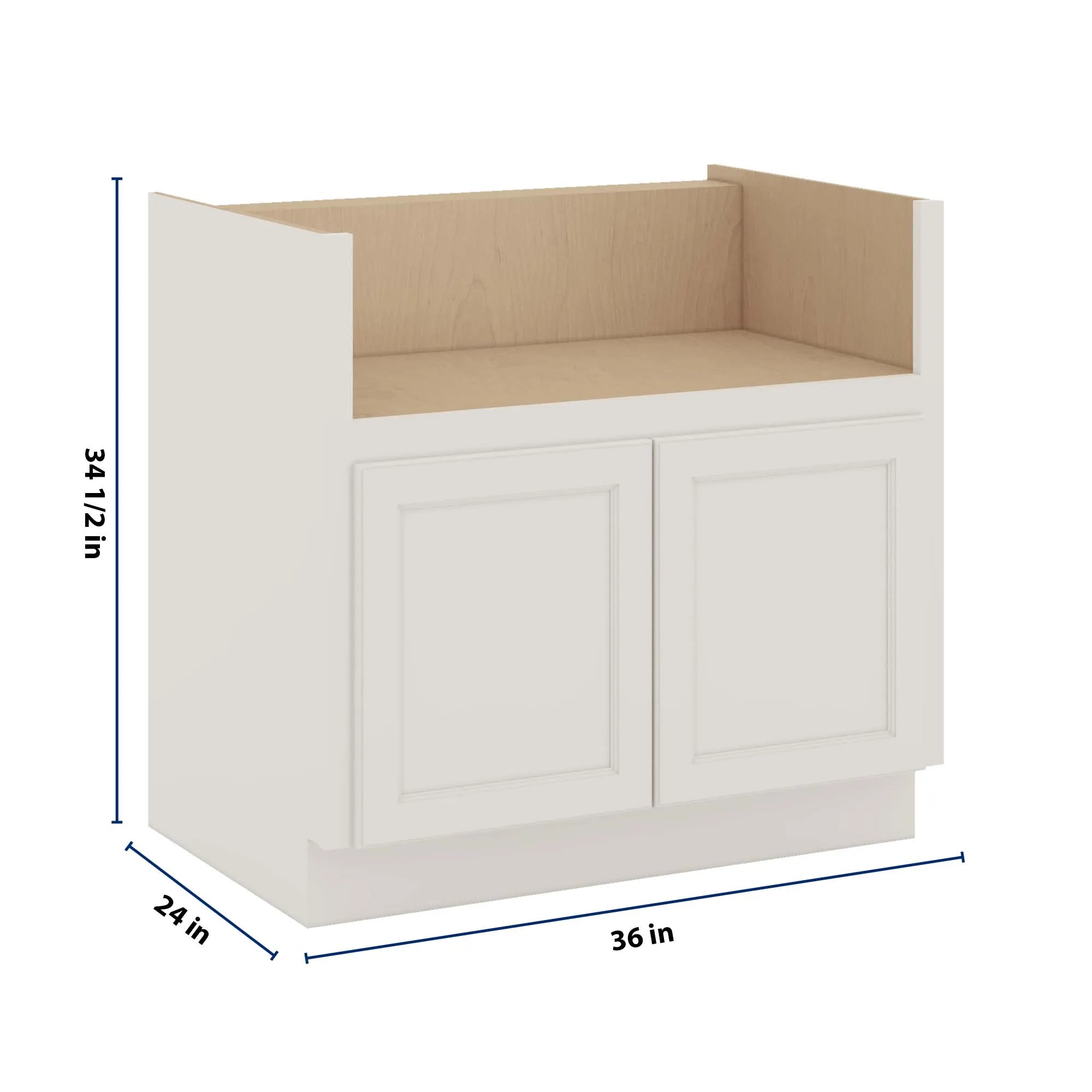J&K Dove E1 Base Farm Sink - 36" W