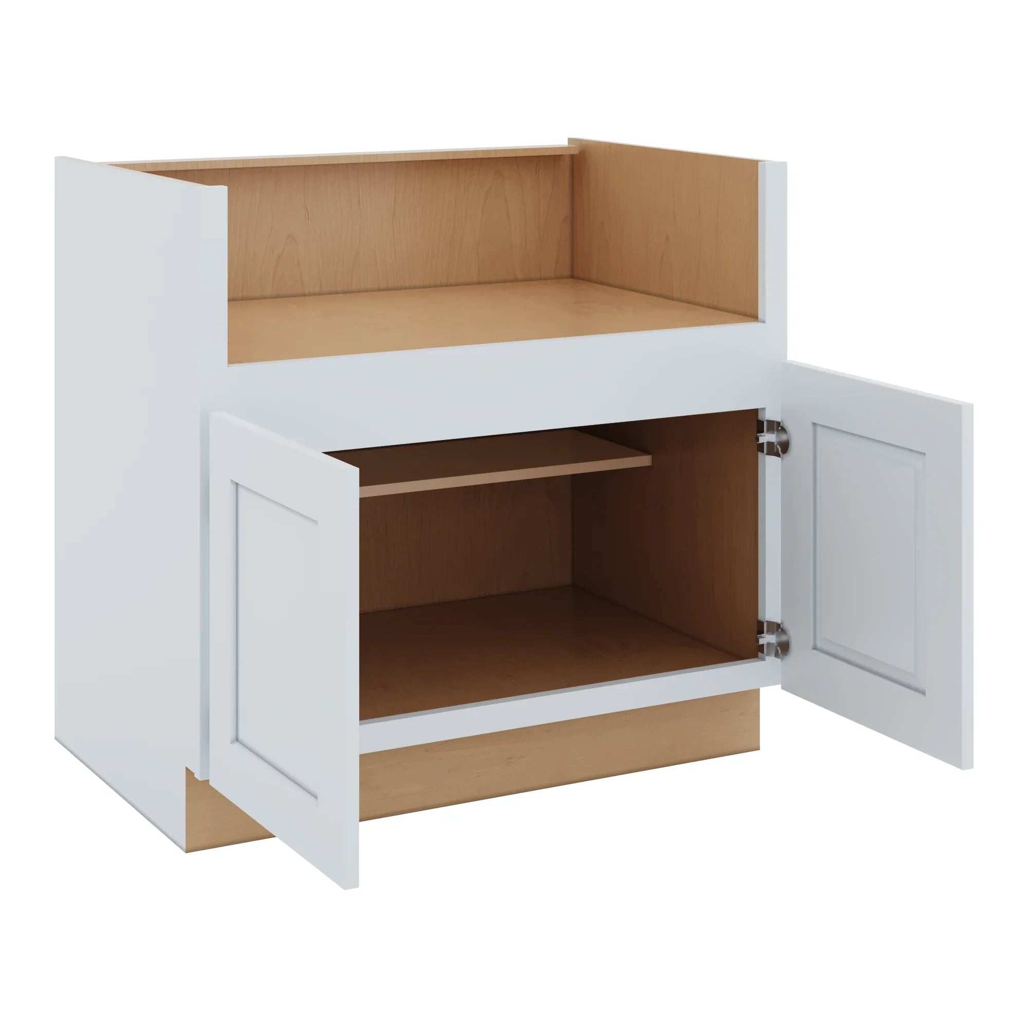 J&K White Shaker S8 Base Farm Sink 36" W