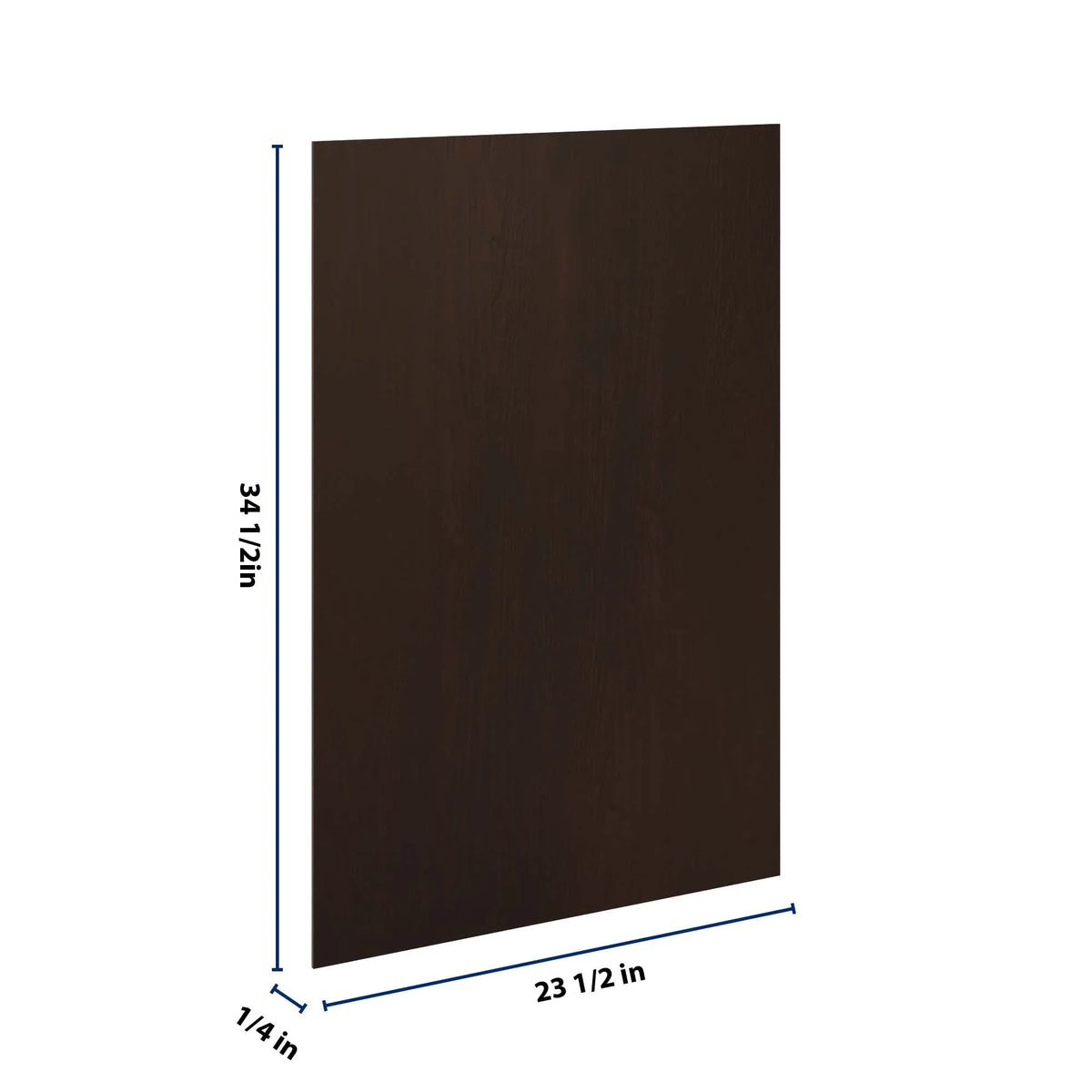 CNC Luxor 5-Piece Espresso 1/4" W X 34 1/2" H X 23 1/4" D Finished Skin