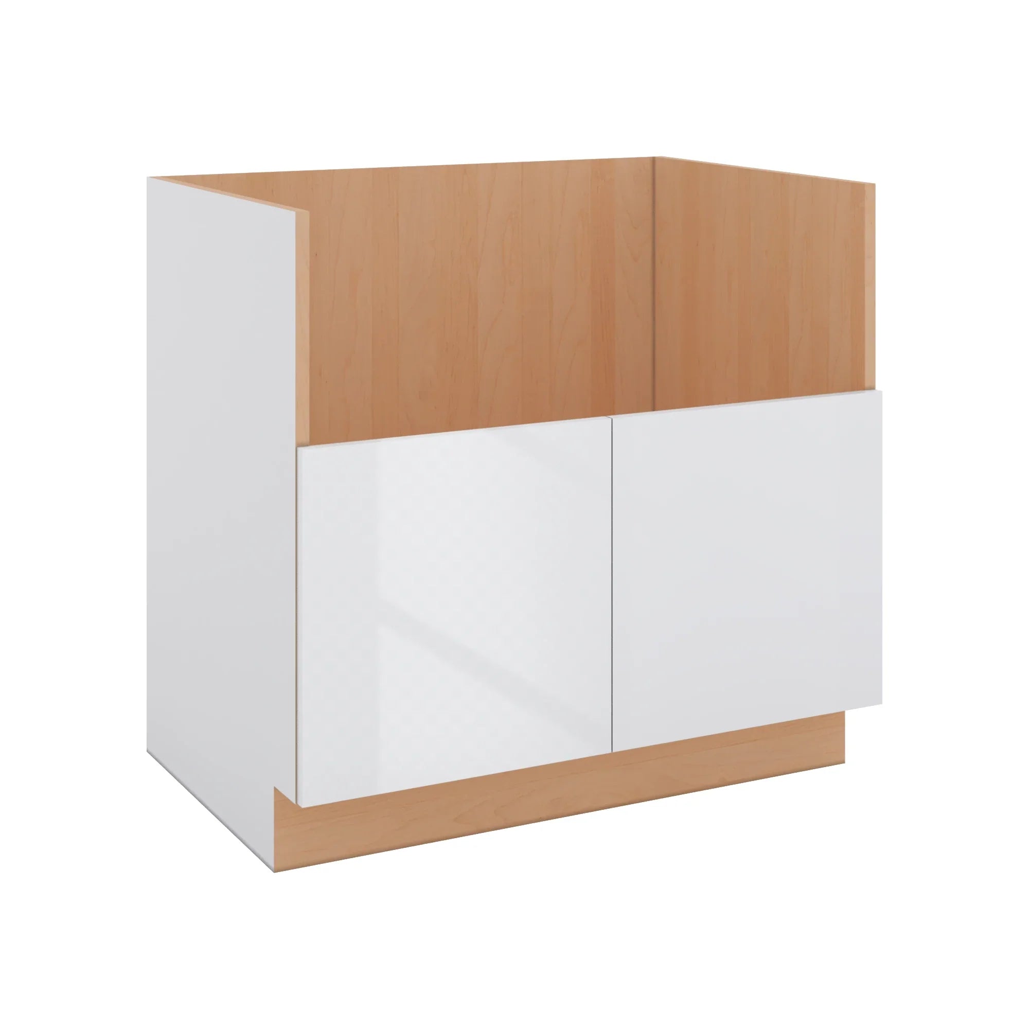 Modernform Cabinet Gloss White 36" W X 34 1/2" H X 24" D Farm Sink Base Cabinet