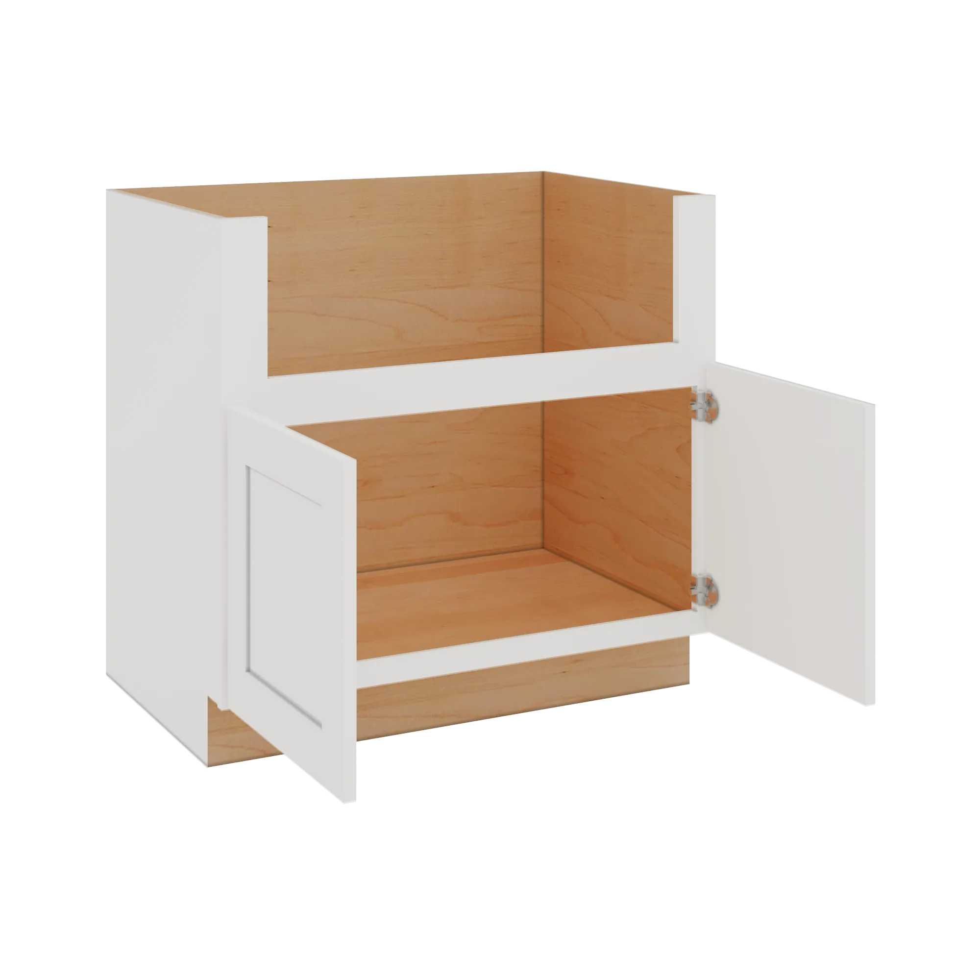 Modernform Cabinet White Shaker 36" W X 34 1/2" H X 24" D Farm Sink Base Cabinet