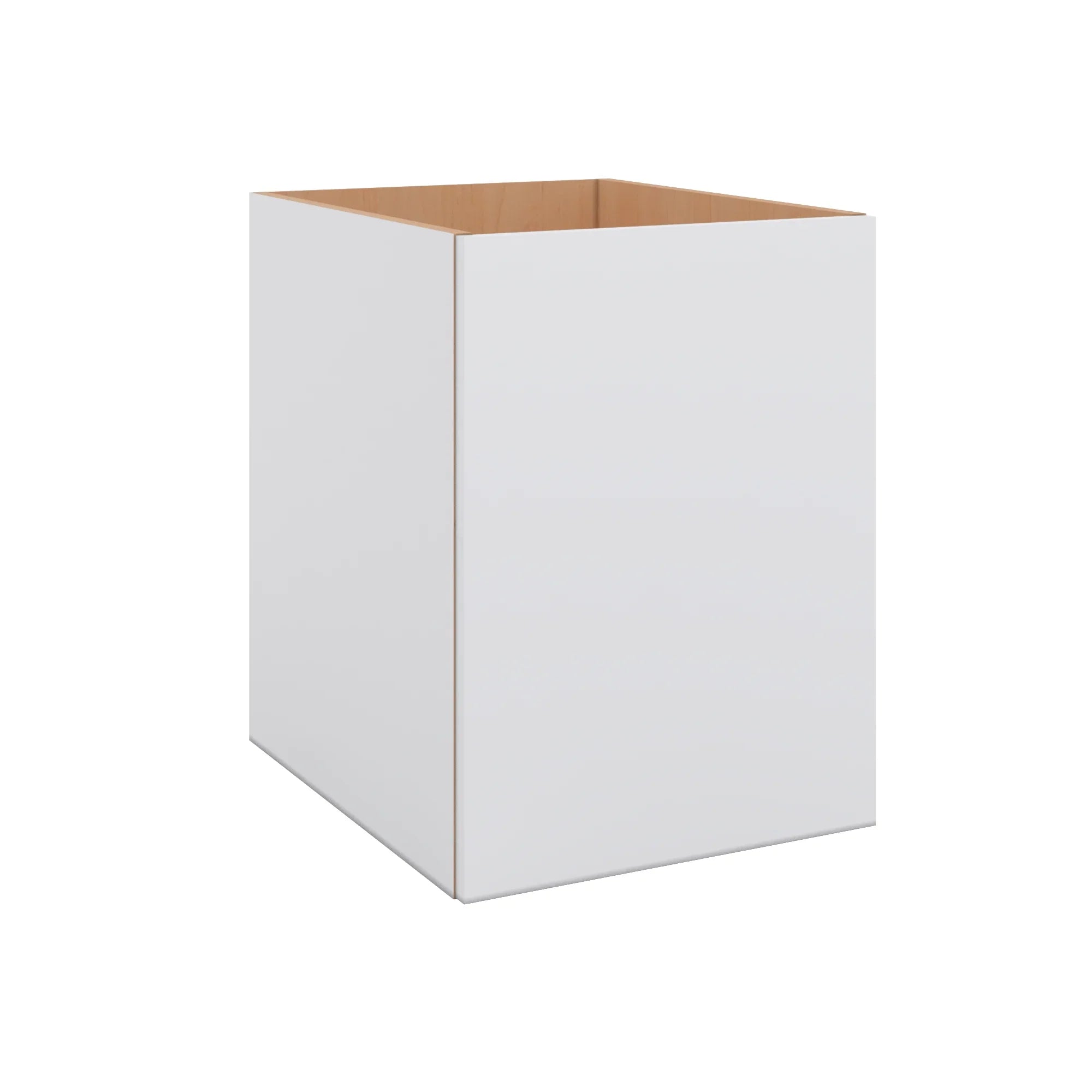 Modernform Cabinet Matte White 18" W X 24" H X 21" D Vanity Floating Full Height Single Door Cabinet
