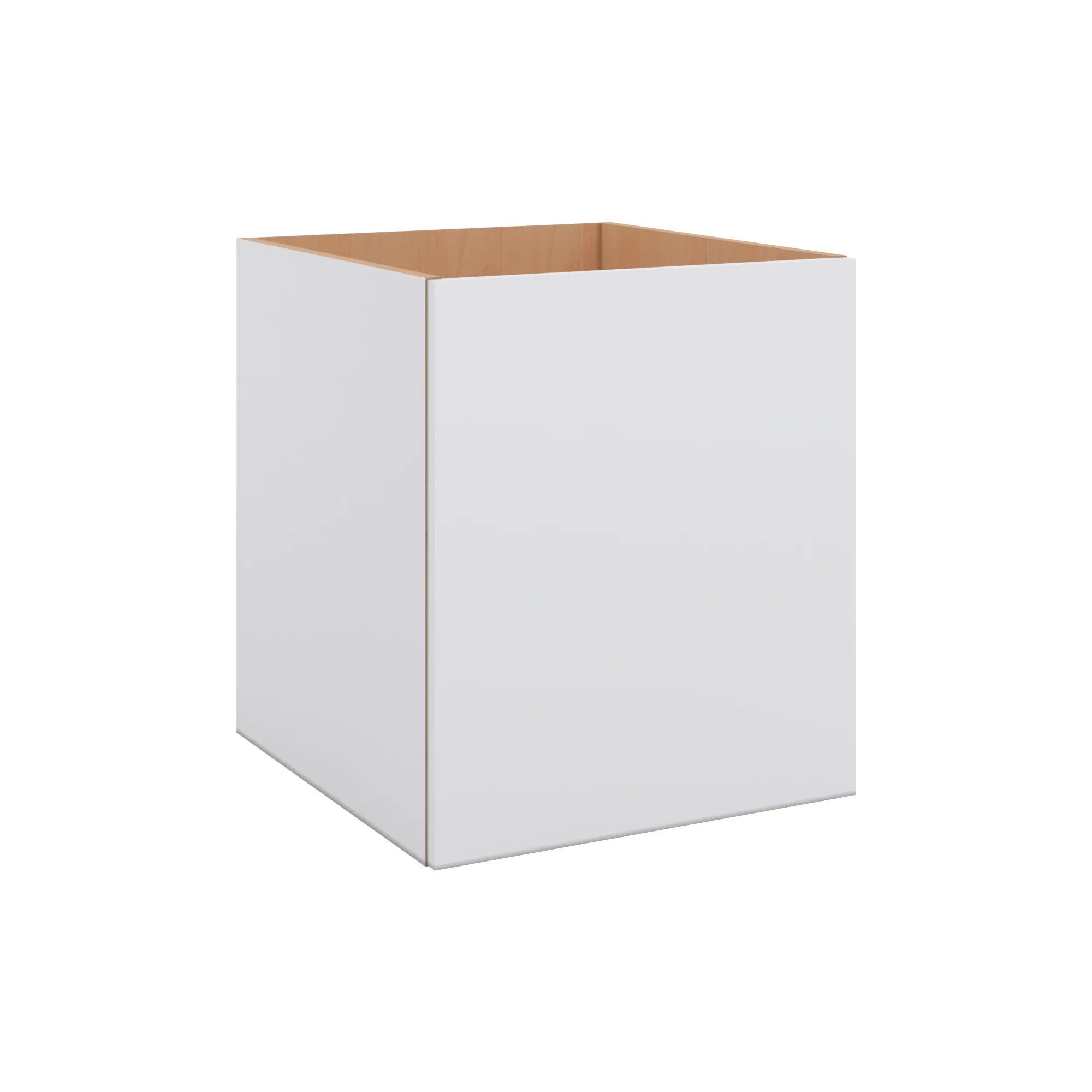 Modernform Cabinet Matte White 21" W X 24" H X 21" D Vanity Floating Full Height Single Door Cabinet