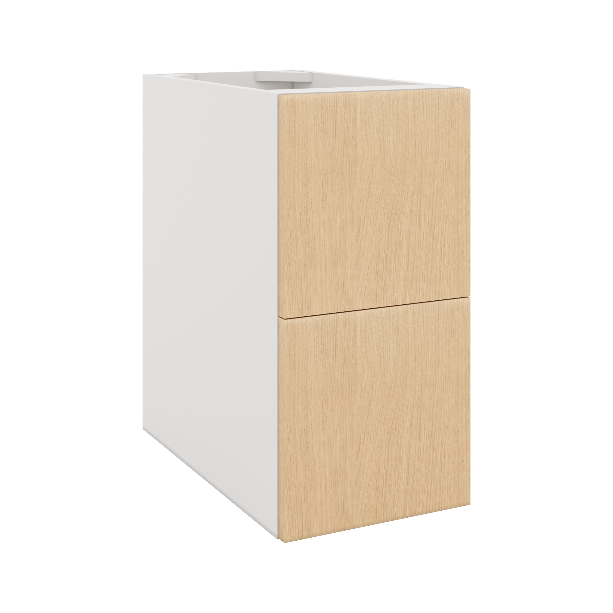 Modernform Cabinet Natural Oak 12" W X 24" H X 21" D Vanity Floating Drawers Cabinet