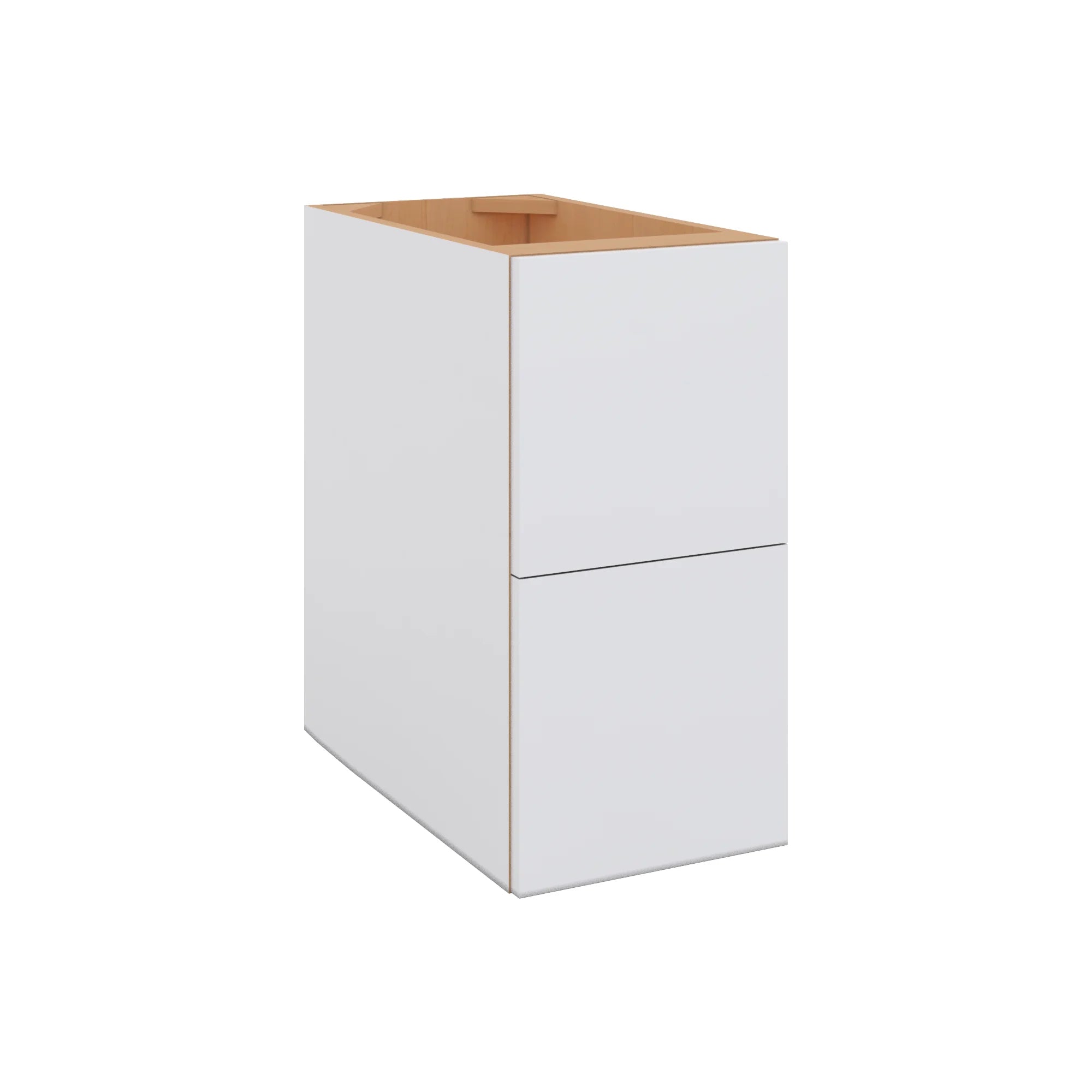Modernform Cabinet Matte White 12" W X 24" H X 21" D Vanity Floating Drawers Cabinet