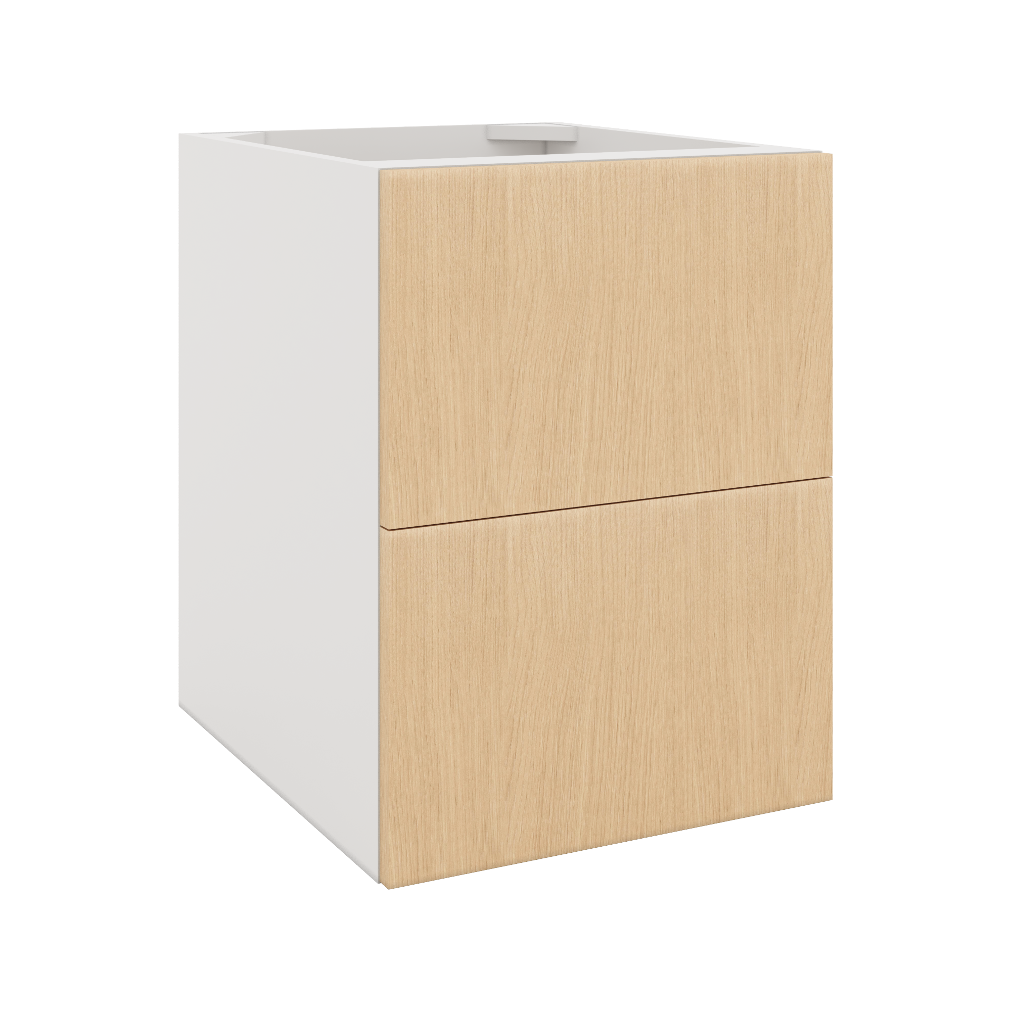 Modernform Cabinet Natural Oak 18" W X 24" H X 21" D Vanity Floating Drawers Cabinet