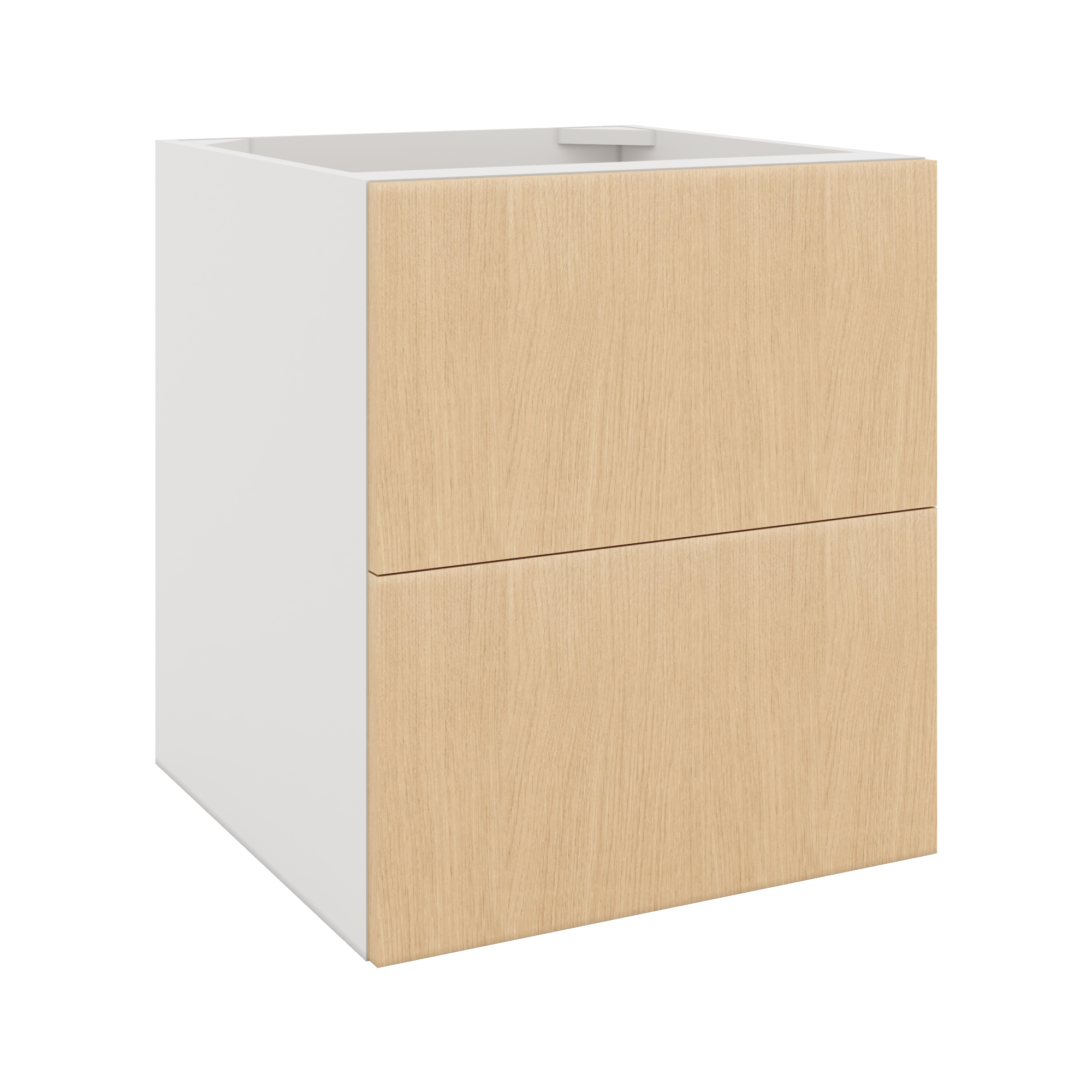Modernform Cabinet Natural Oak 21" W X 24" H X 21" D Vanity Floating Drawers Cabinet