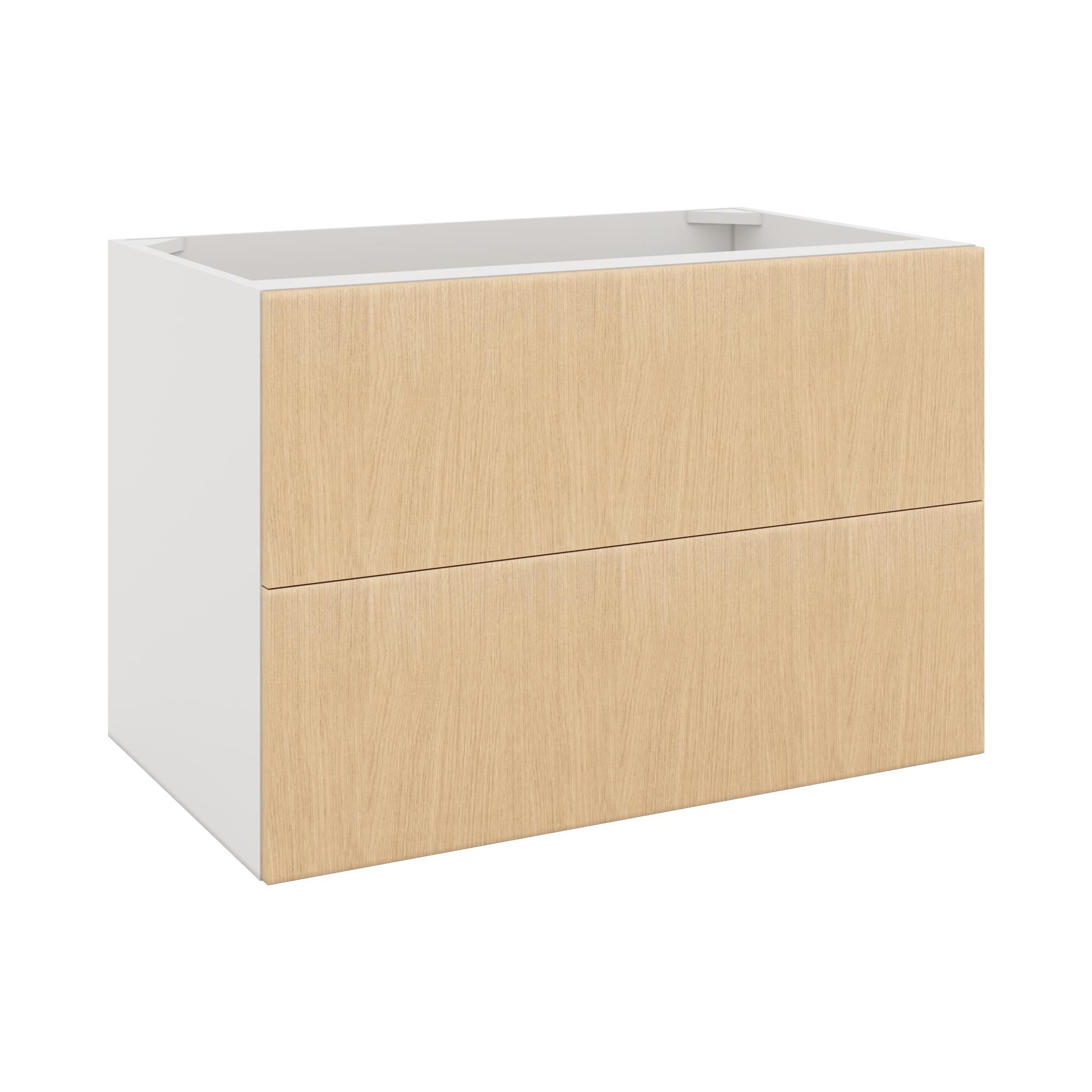 Modernform Cabinet Natural Oak 36" W X 24" H X 21" D Vanity Floating Drawers Cabinet
