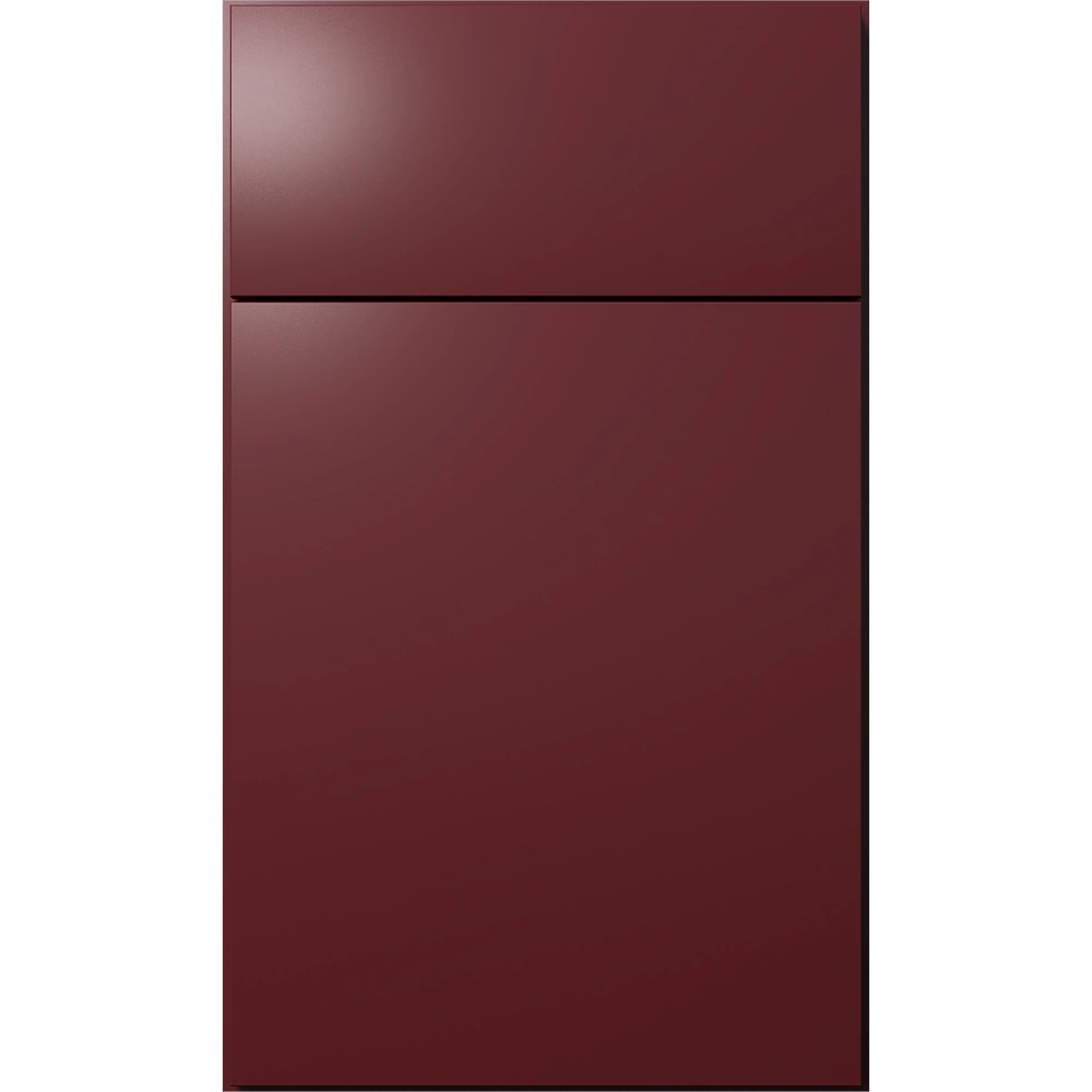 Fabuwood Allure Luxe Cabernet Red Door Sample
