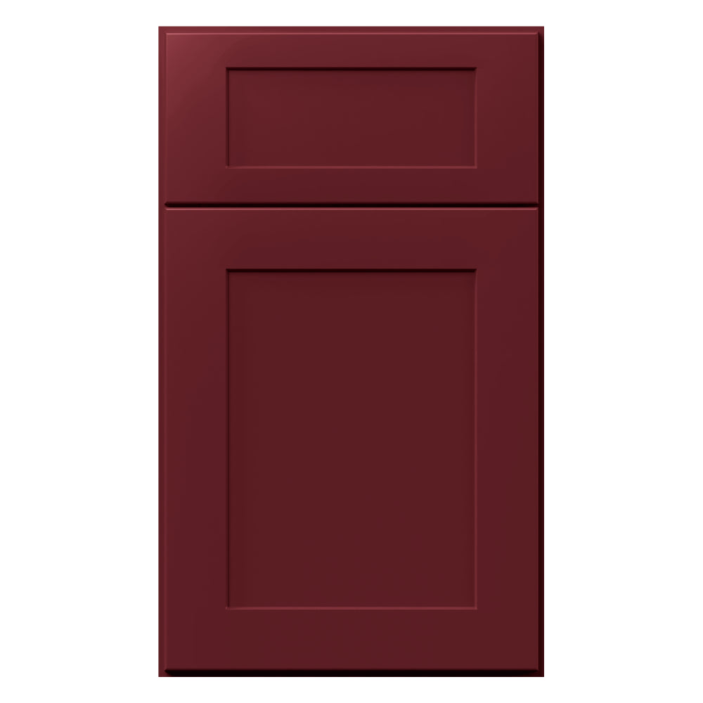 Fabuwood Allure Galaxy Cabernet Red Door Sample