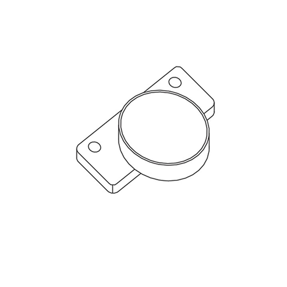 Wolf Classic Dartmouth Stonybrook Paint Hinge Bore Cover Cap - White