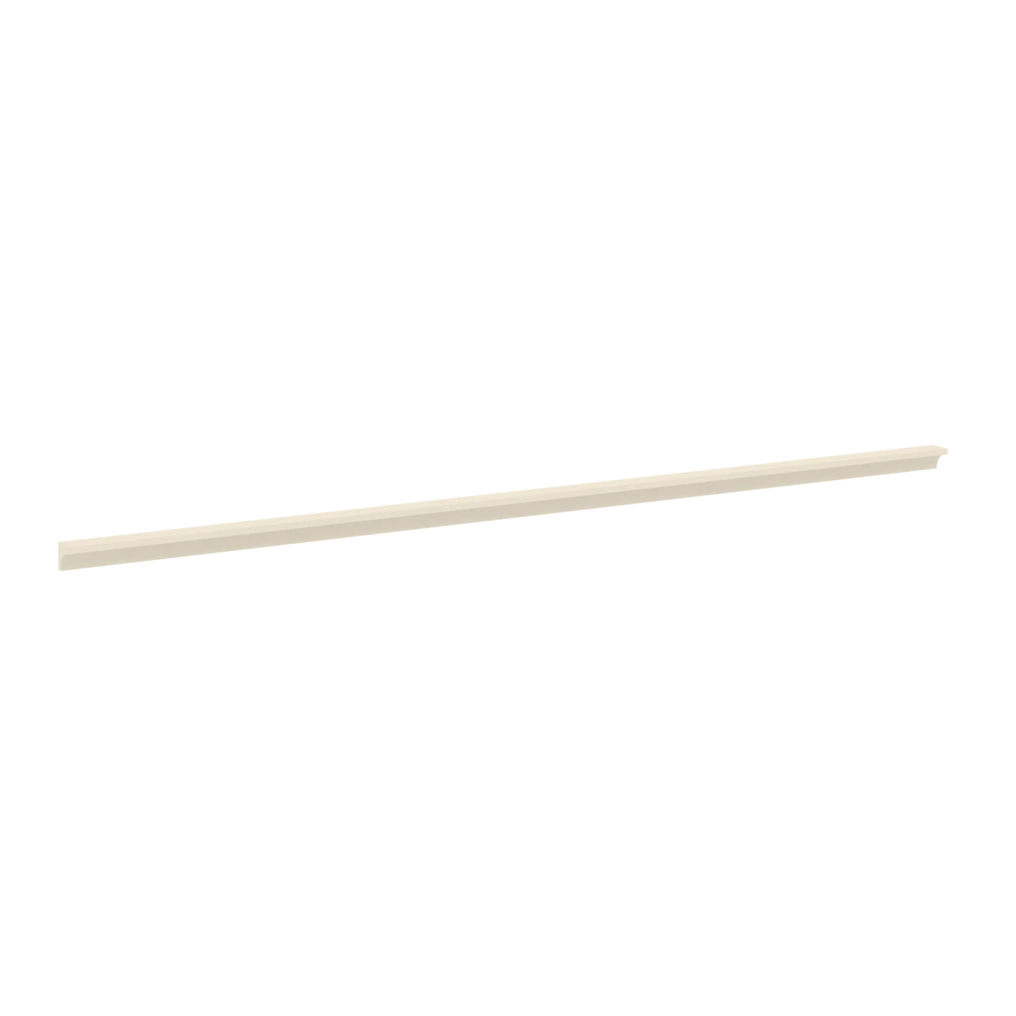 J&K Pearl Glazed H9 96" W Incurved Corner Molding