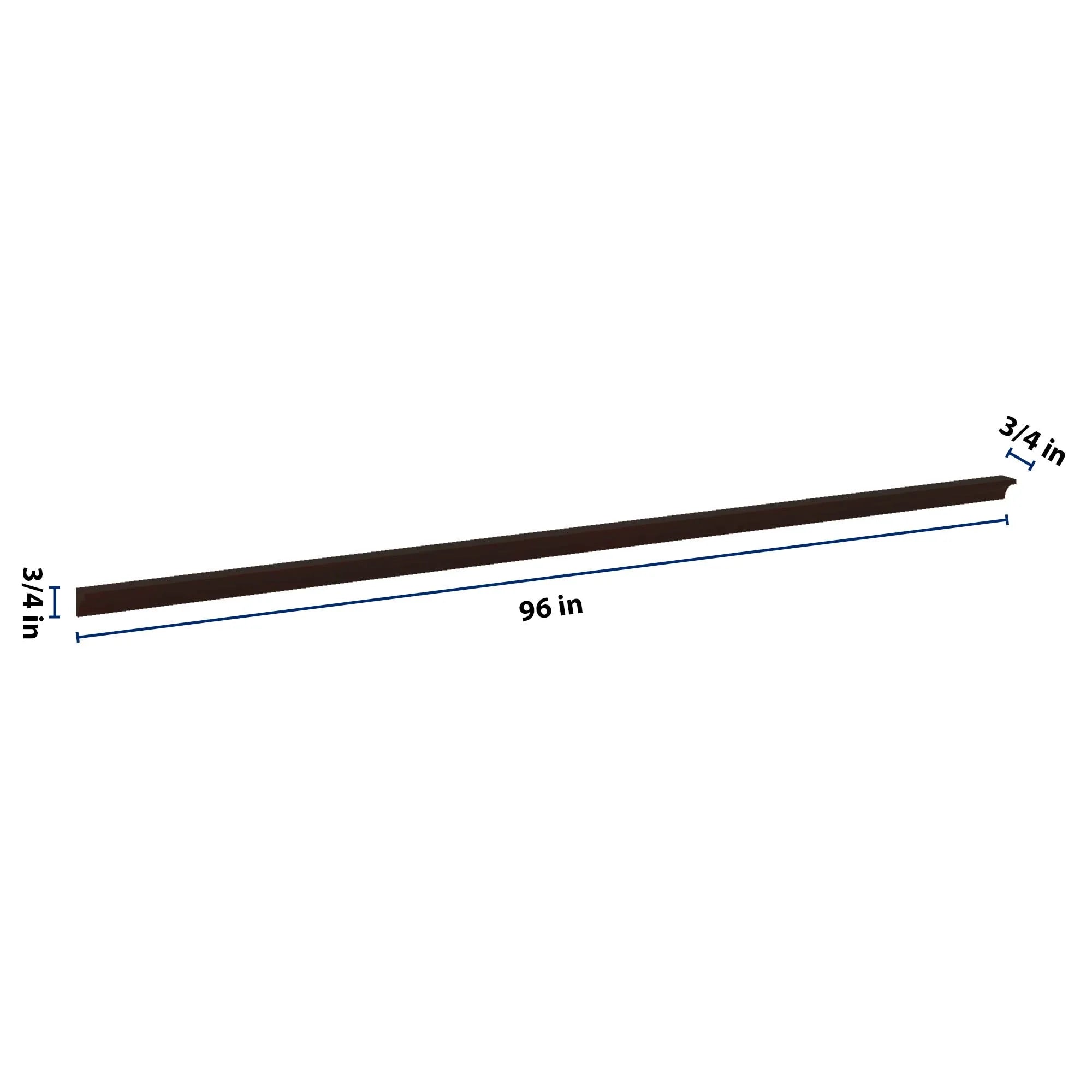 J&K Java Coffee S1 96" W Incurved Corner Molding