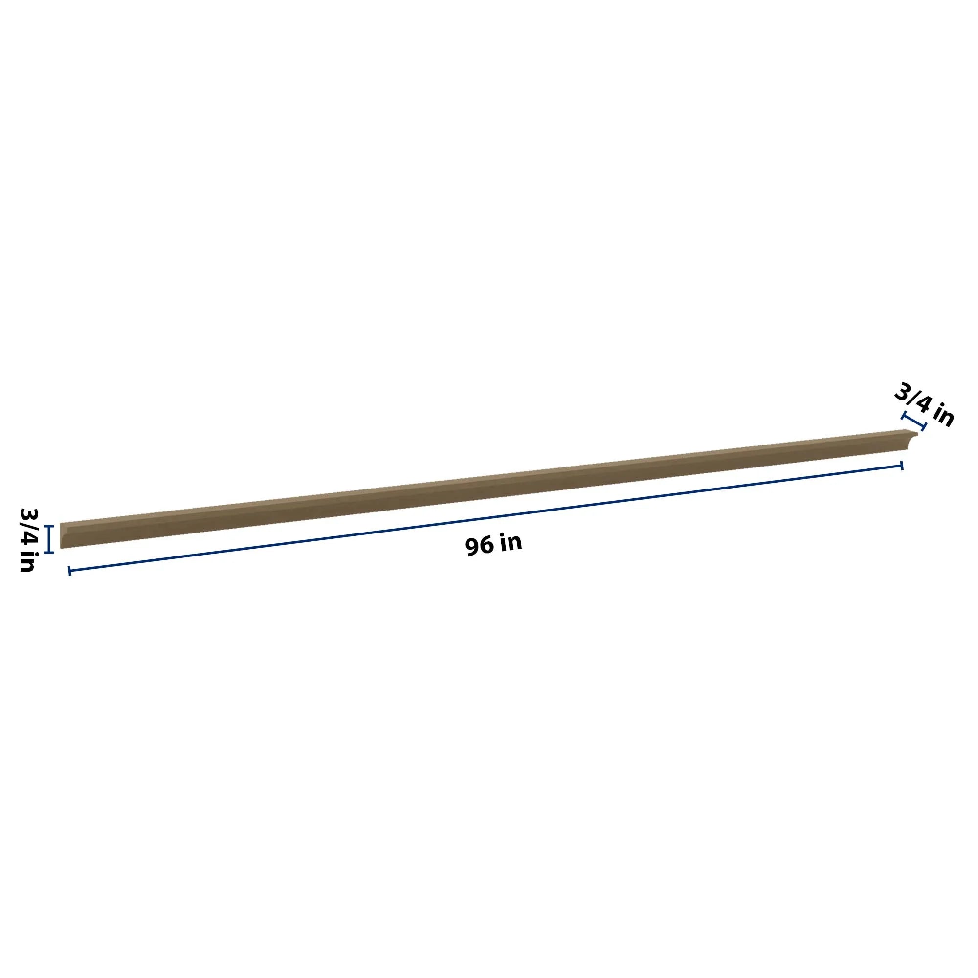 J&K Hazel H8 96" W Incurved Corner Molding
