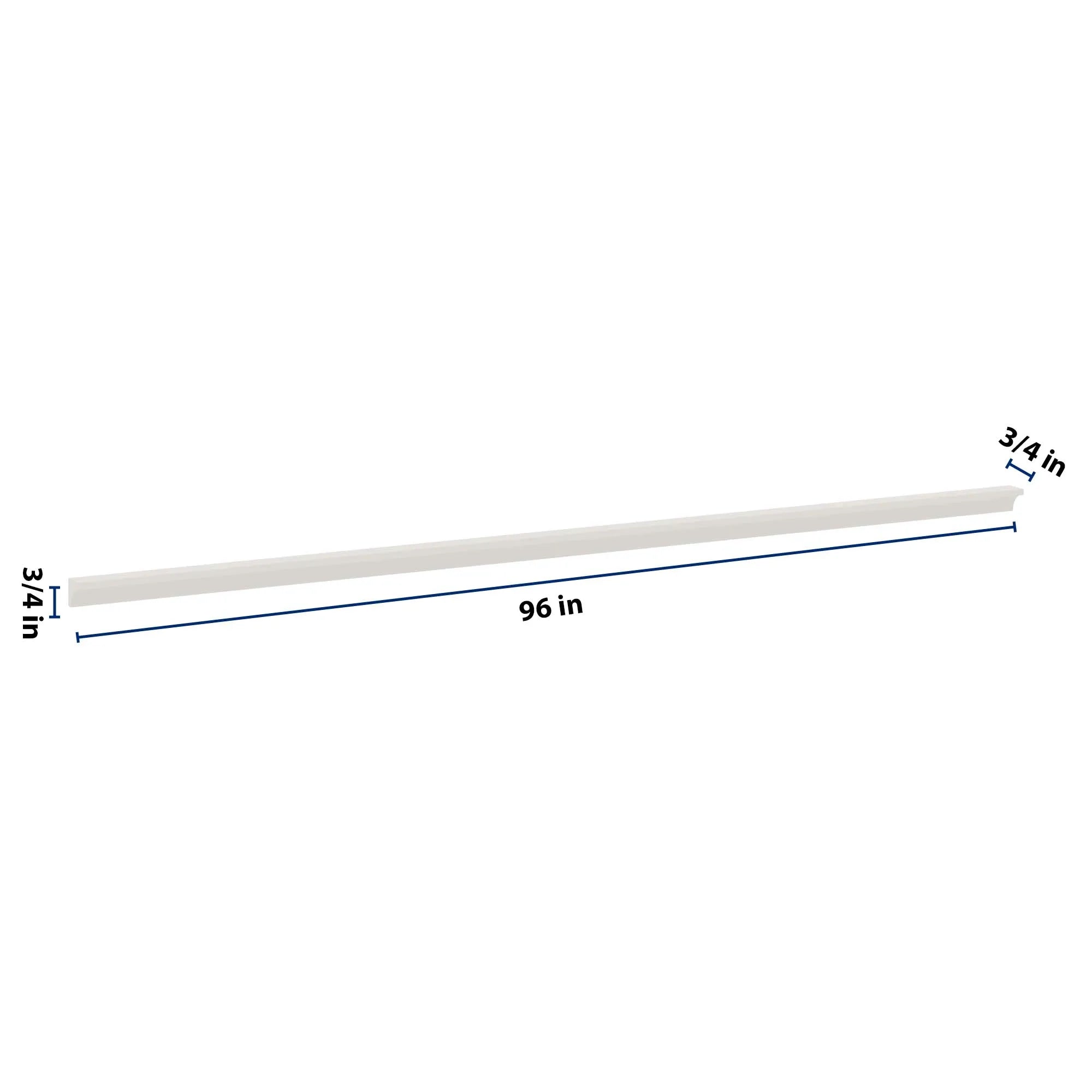 J&K Dove E1 96" W Incurved Corner Molding